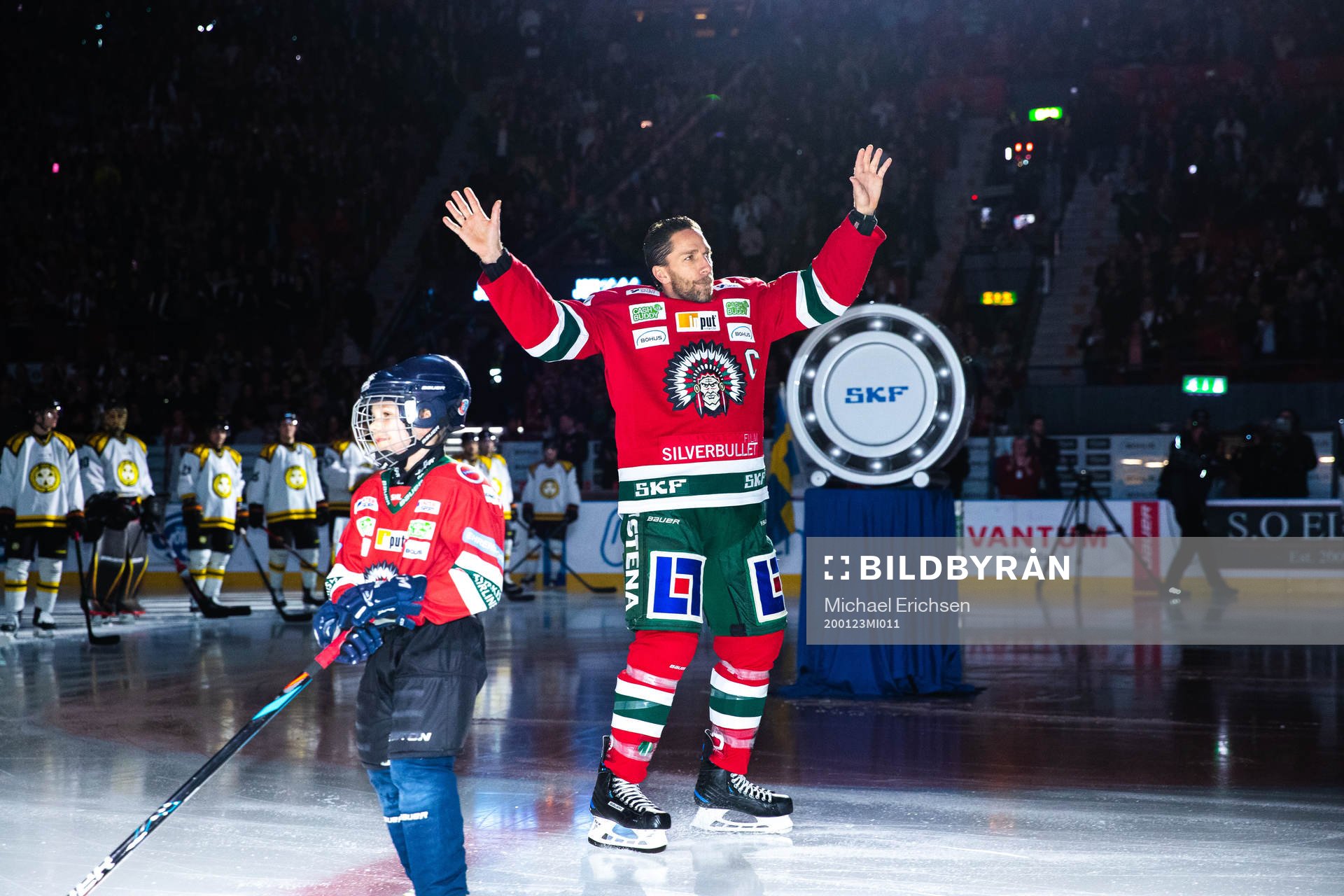 Frölundas Joel Lundqvist uppmärksammas för sina 1000