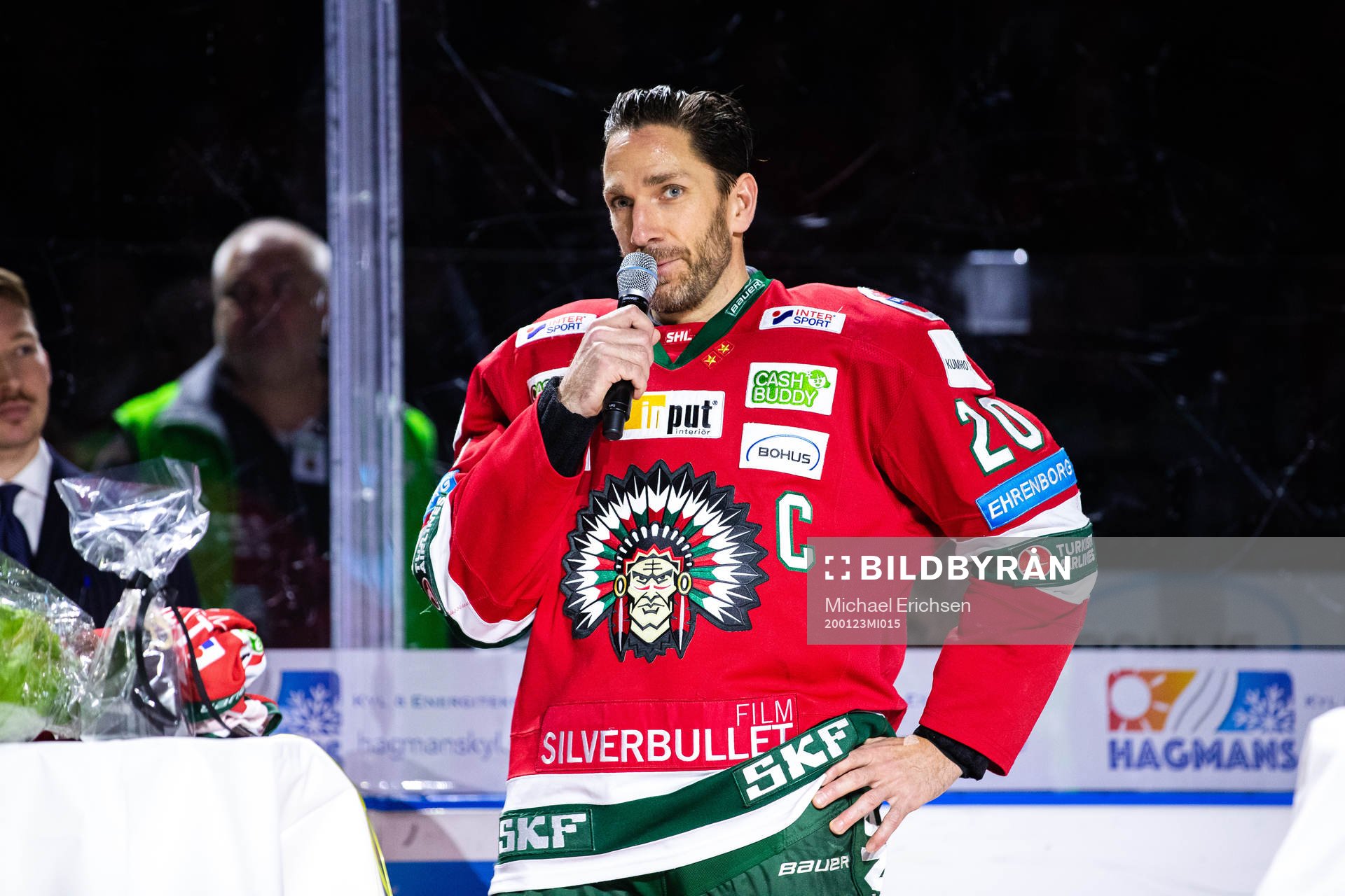 Frölundas Joel Lundqvist uppmärksammas för sina 1000