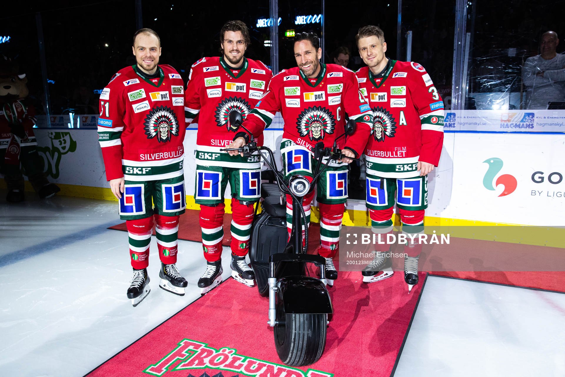 Frölundas Joel Lundqvist uppmärksammas för sina 1000