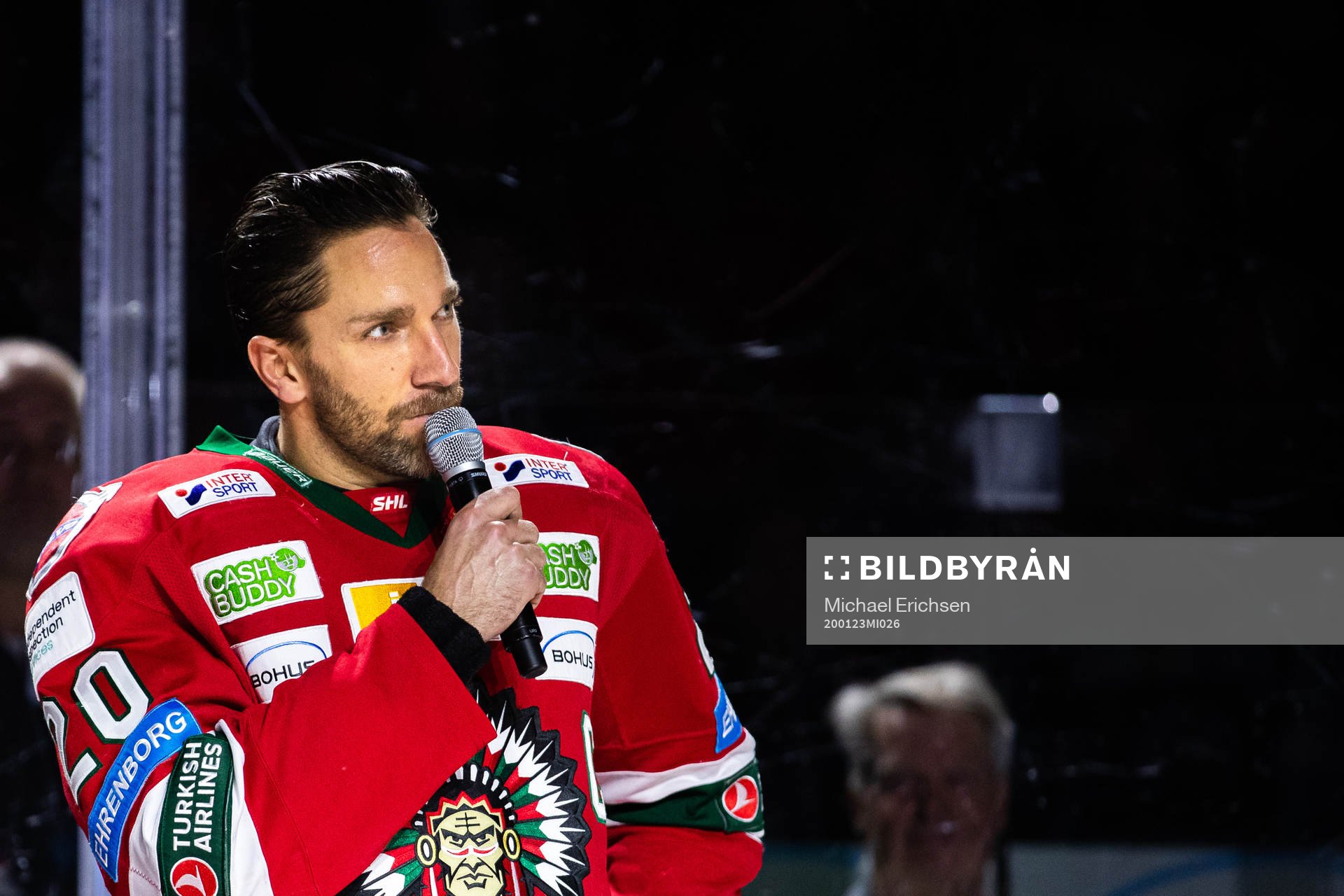 Frölundas Joel Lundqvist uppmärksammas för sina 1000