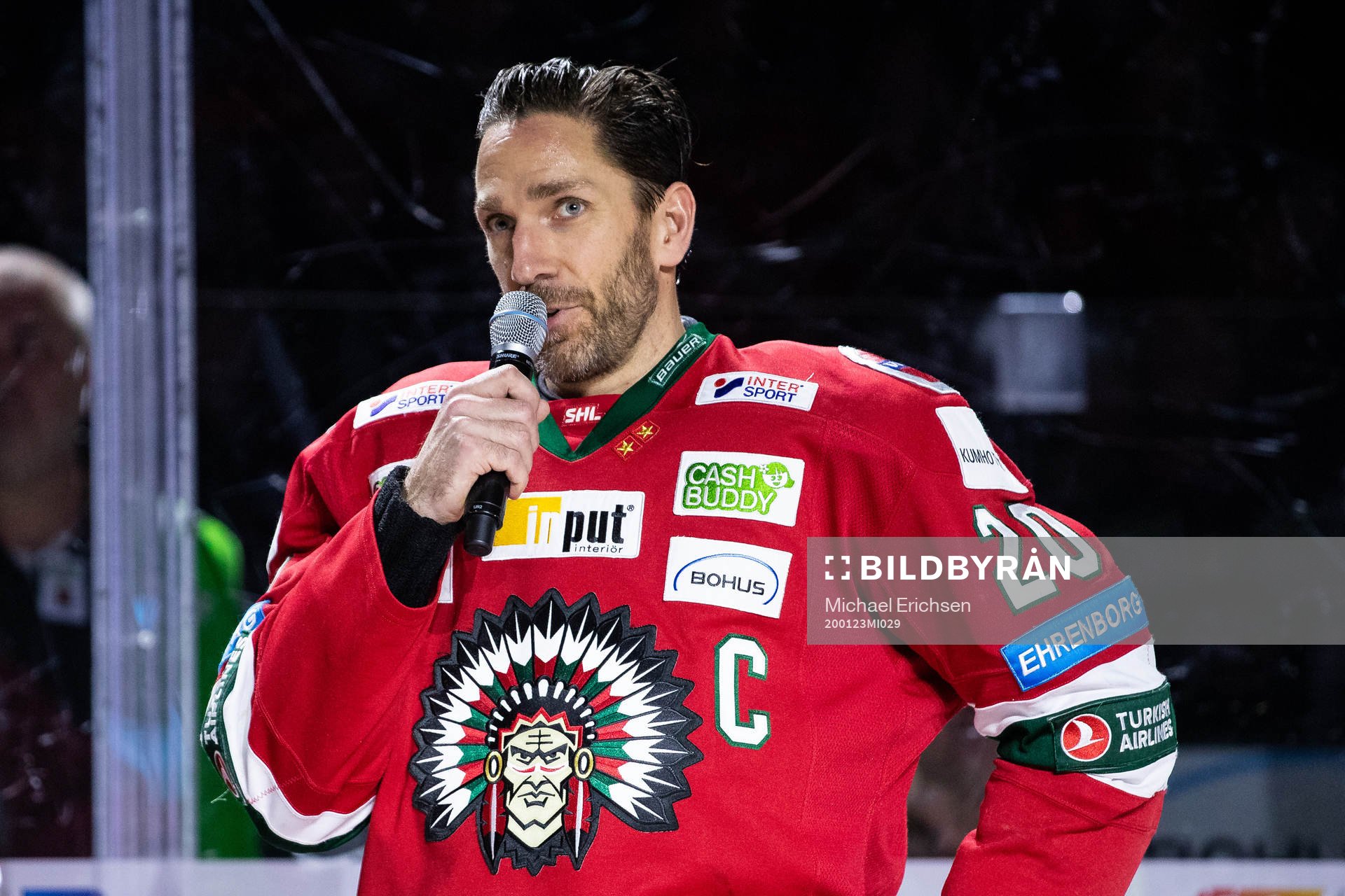 Frölundas Joel Lundqvist uppmärksammas för sina 1000