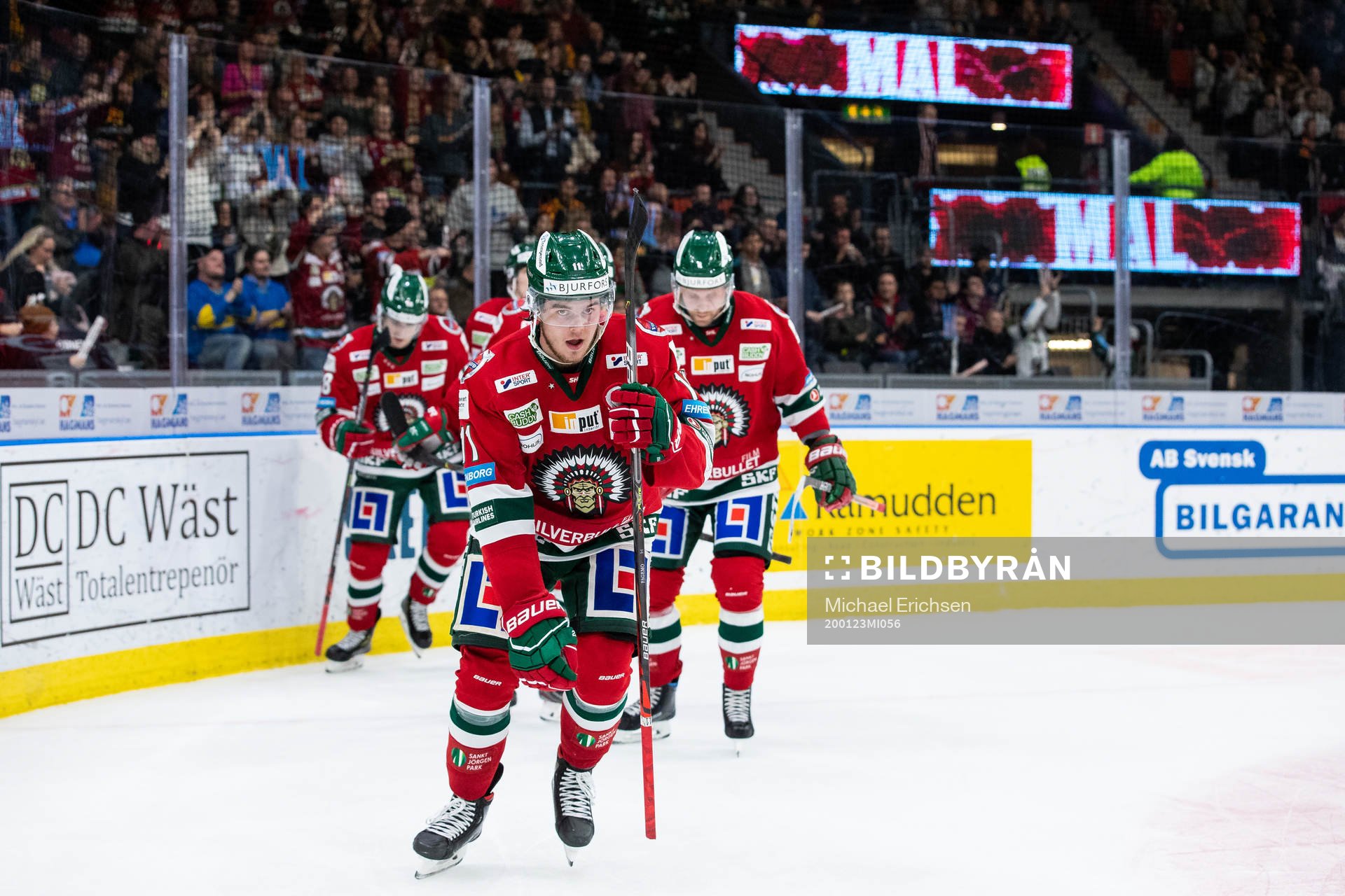 Frölundas Samuel Fagemo jublar