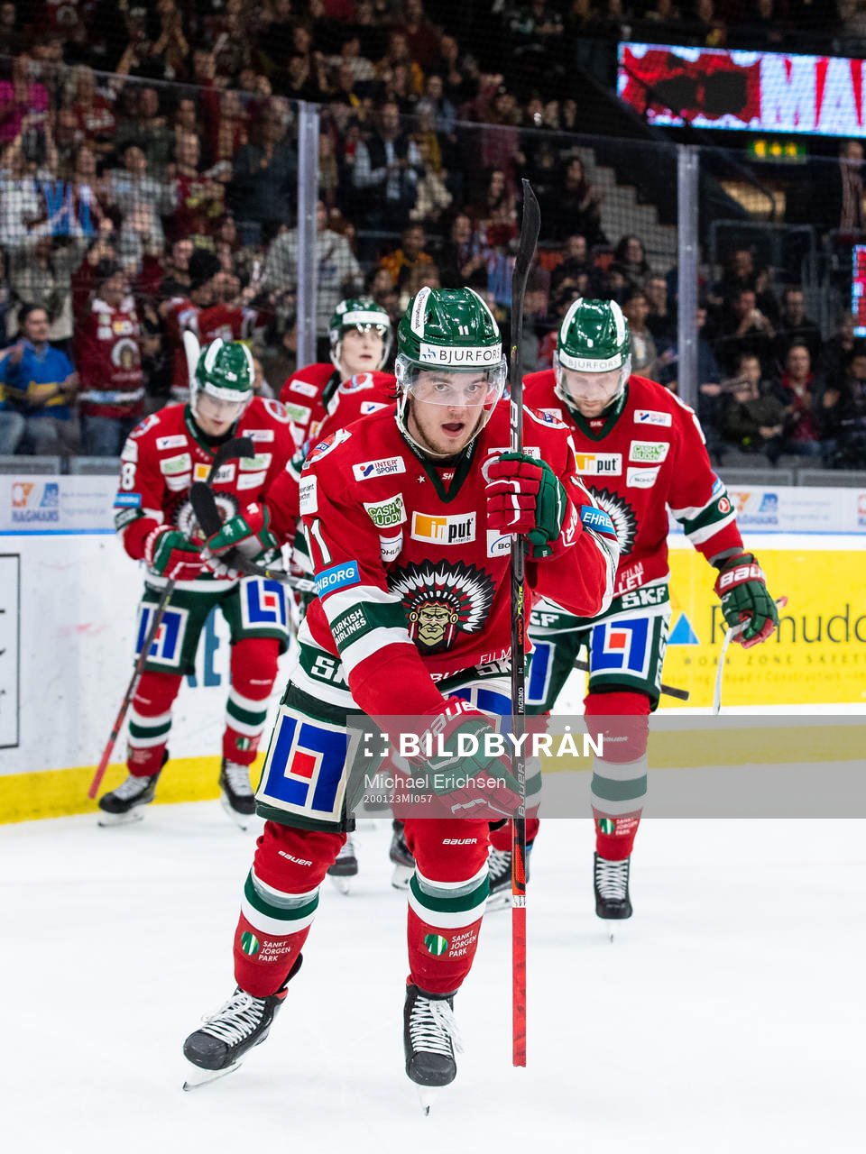 Frölundas Samuel Fagemo jublar