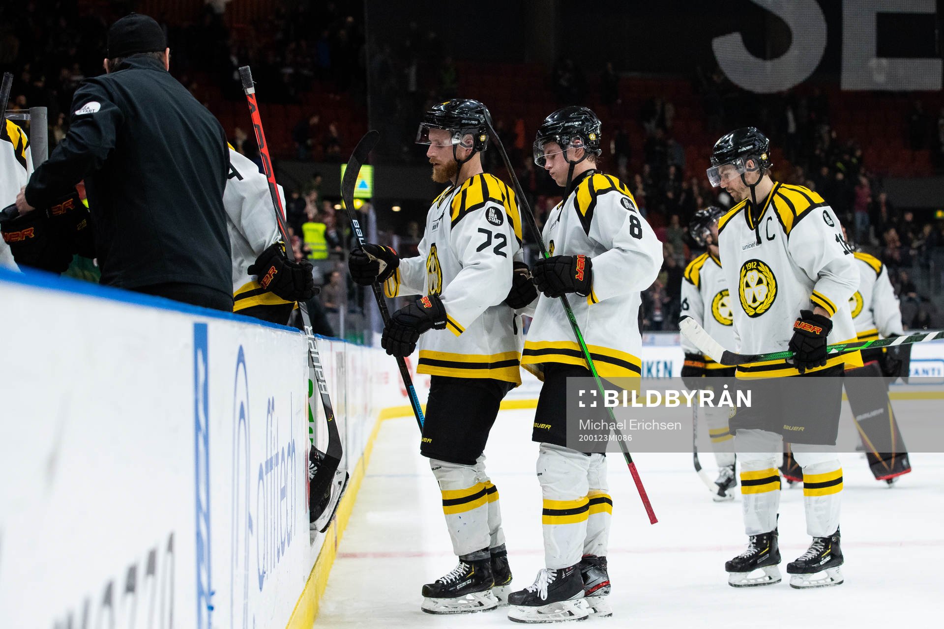 Brynäs spelare deppar