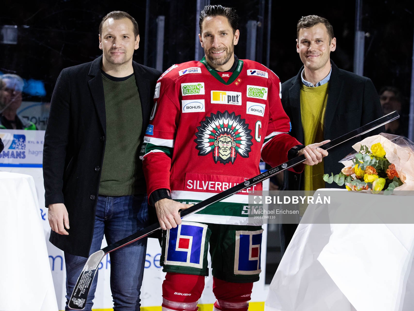 Frölundas Joel Lundqvist uppmärksammas för sina 1000