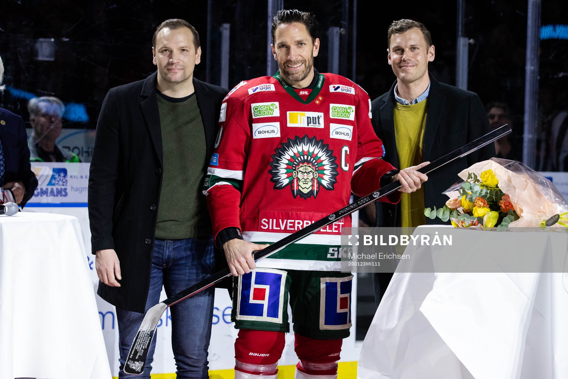 Frölundas Joel Lundqvist uppmärksammas för sina 1000