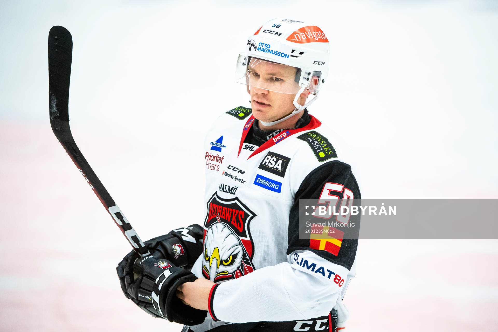 Malmö Redhawks Tobias Ekberg jublar