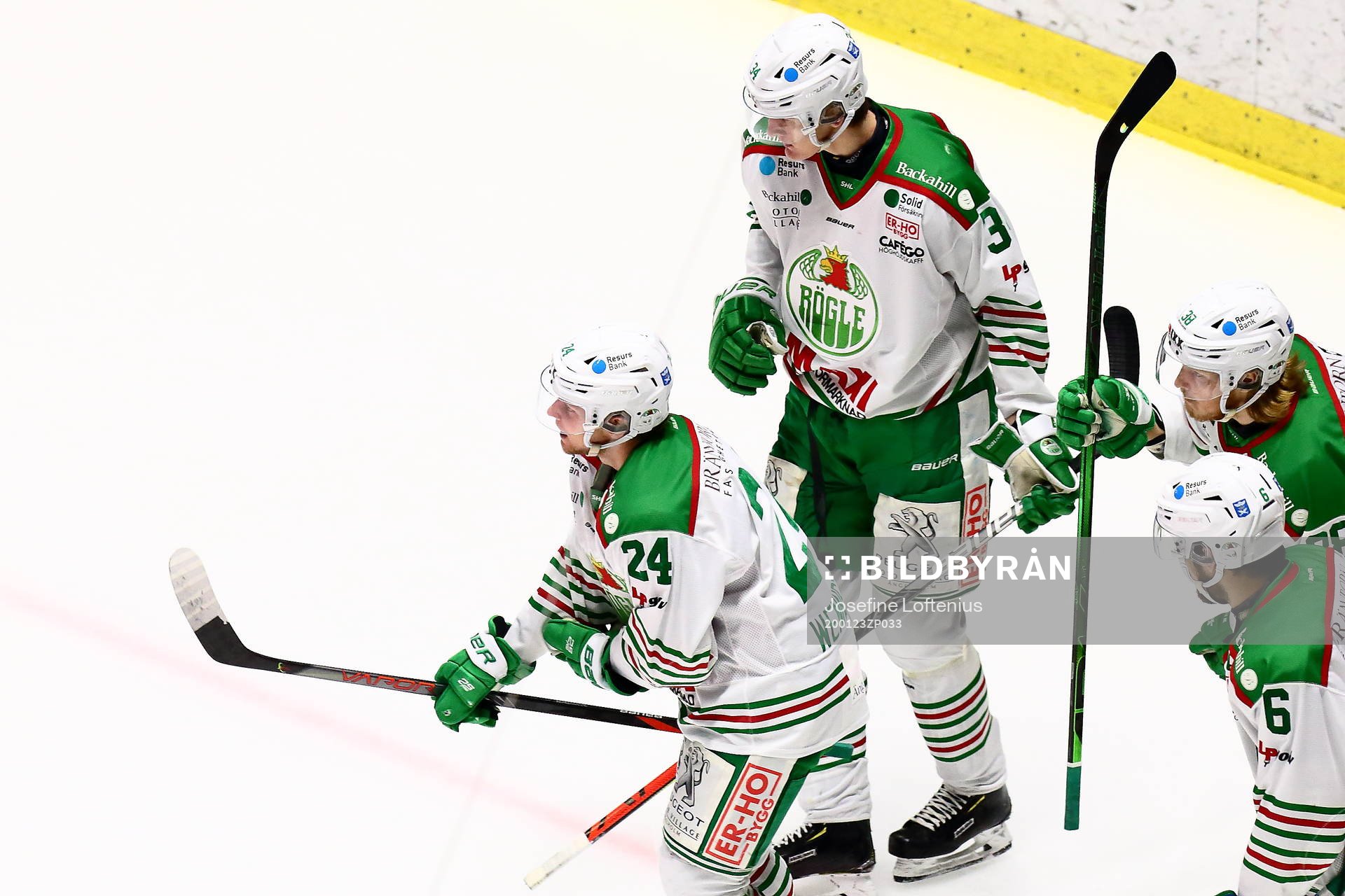 Rögles Kevin Wennström jublar