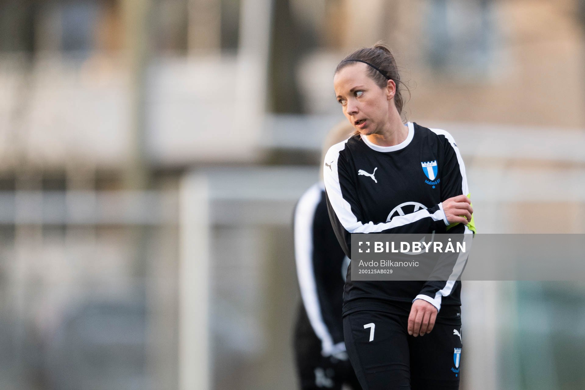Malmö FFs Cornelia Lindgren deppar