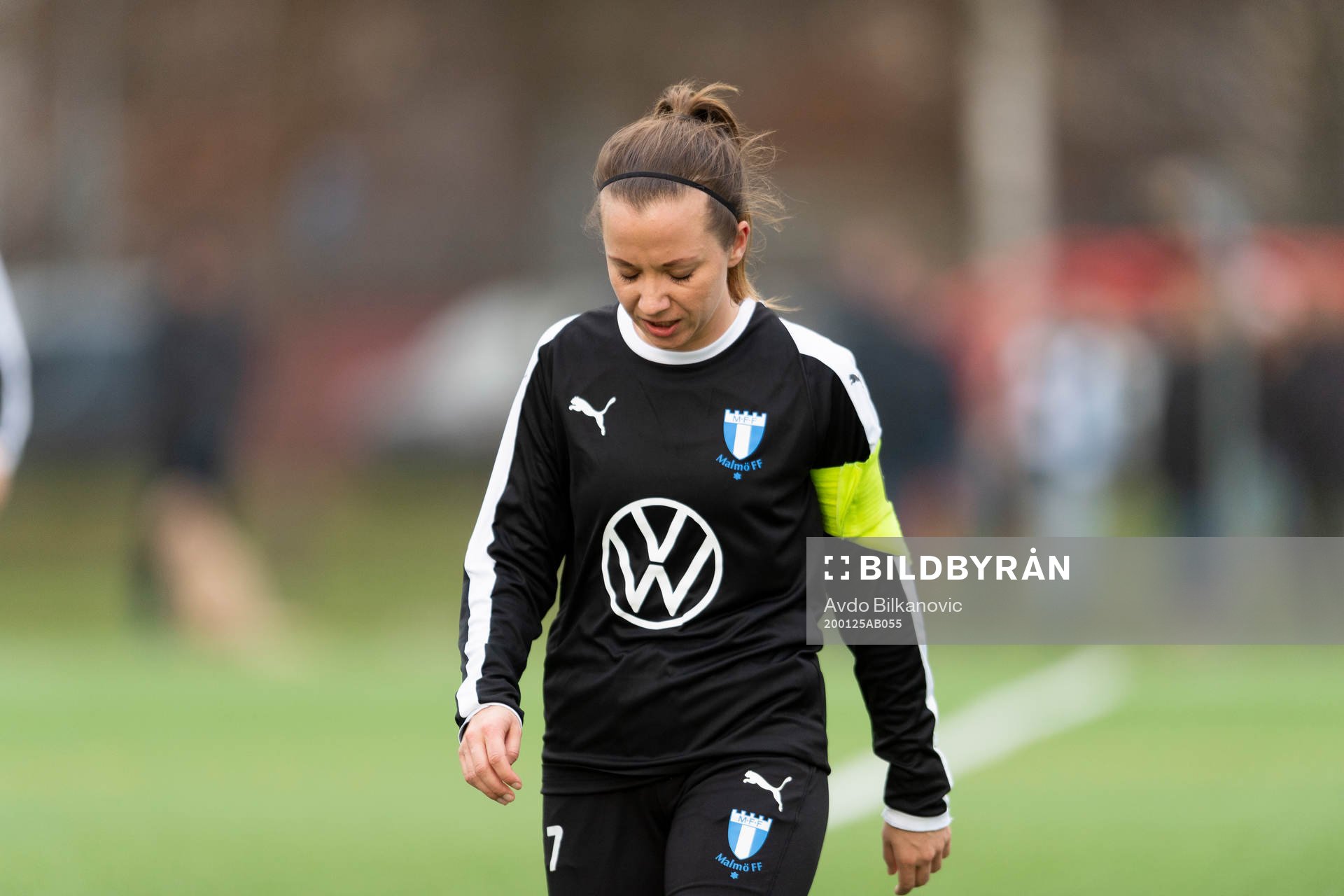 Malmö FFs Cornelia Lindgren deppar