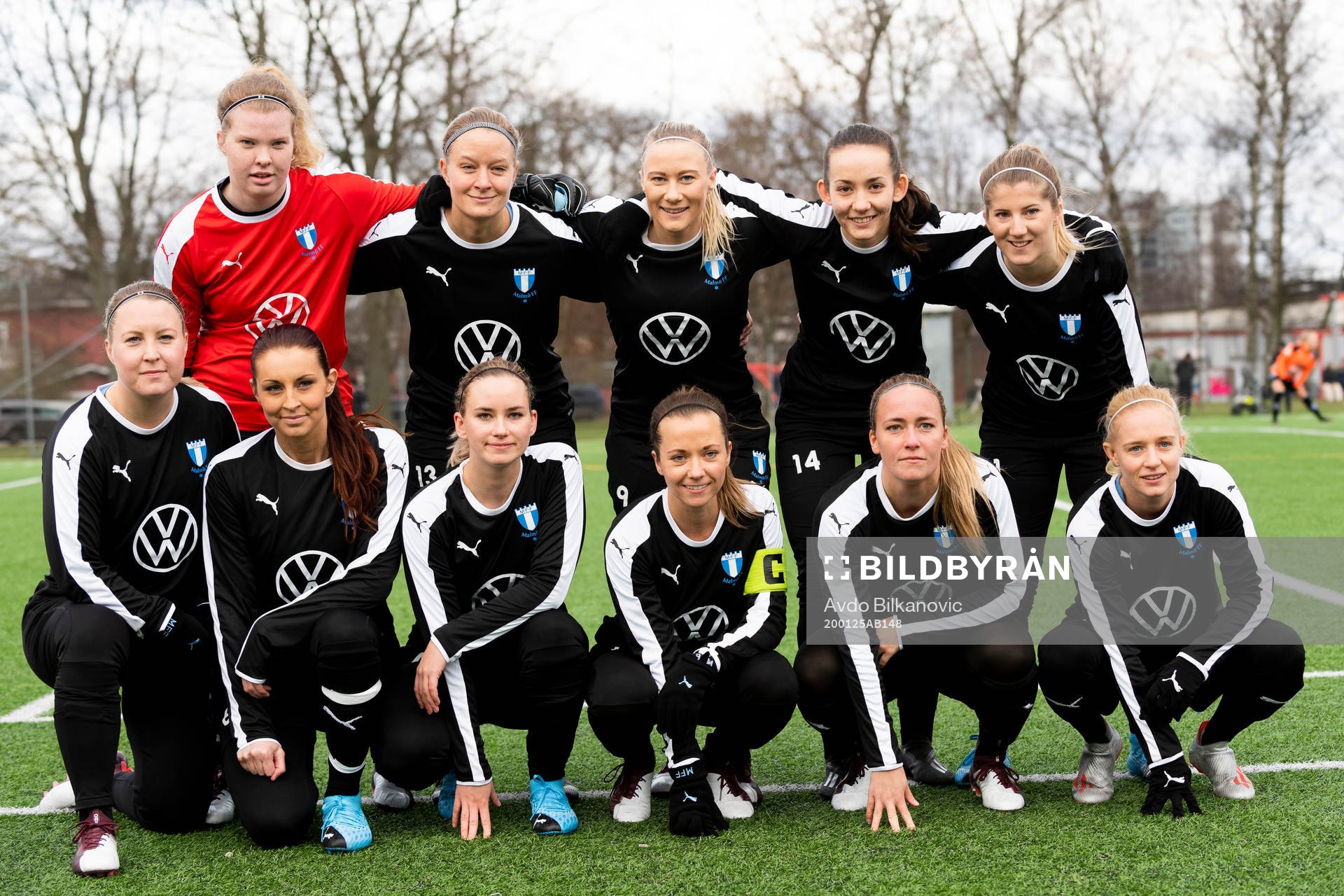 Malmö FFs målvakt Emma Svensson, Annelie Nilsson,