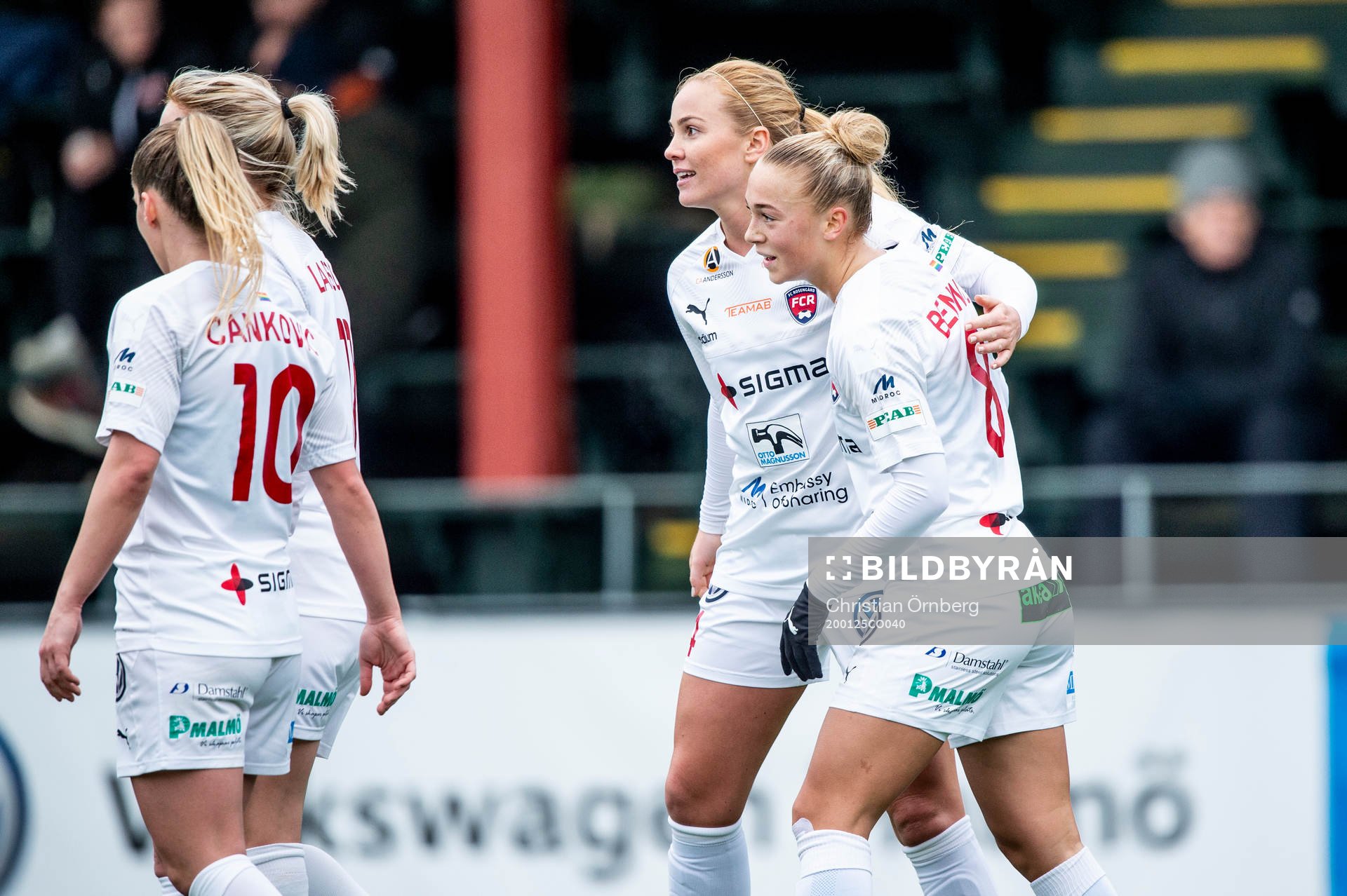 Rosengårds Hanna Bennison jublar