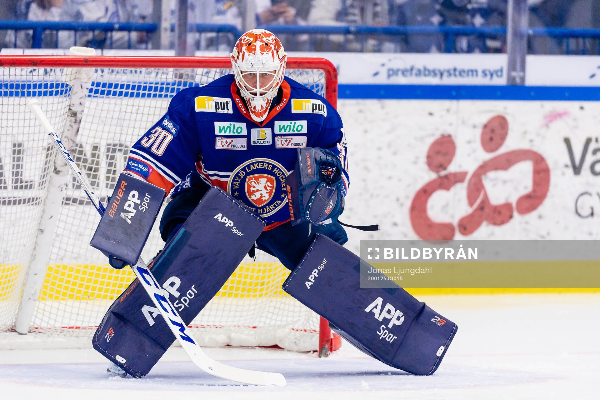 Växjös målvakt Viktor Fasth