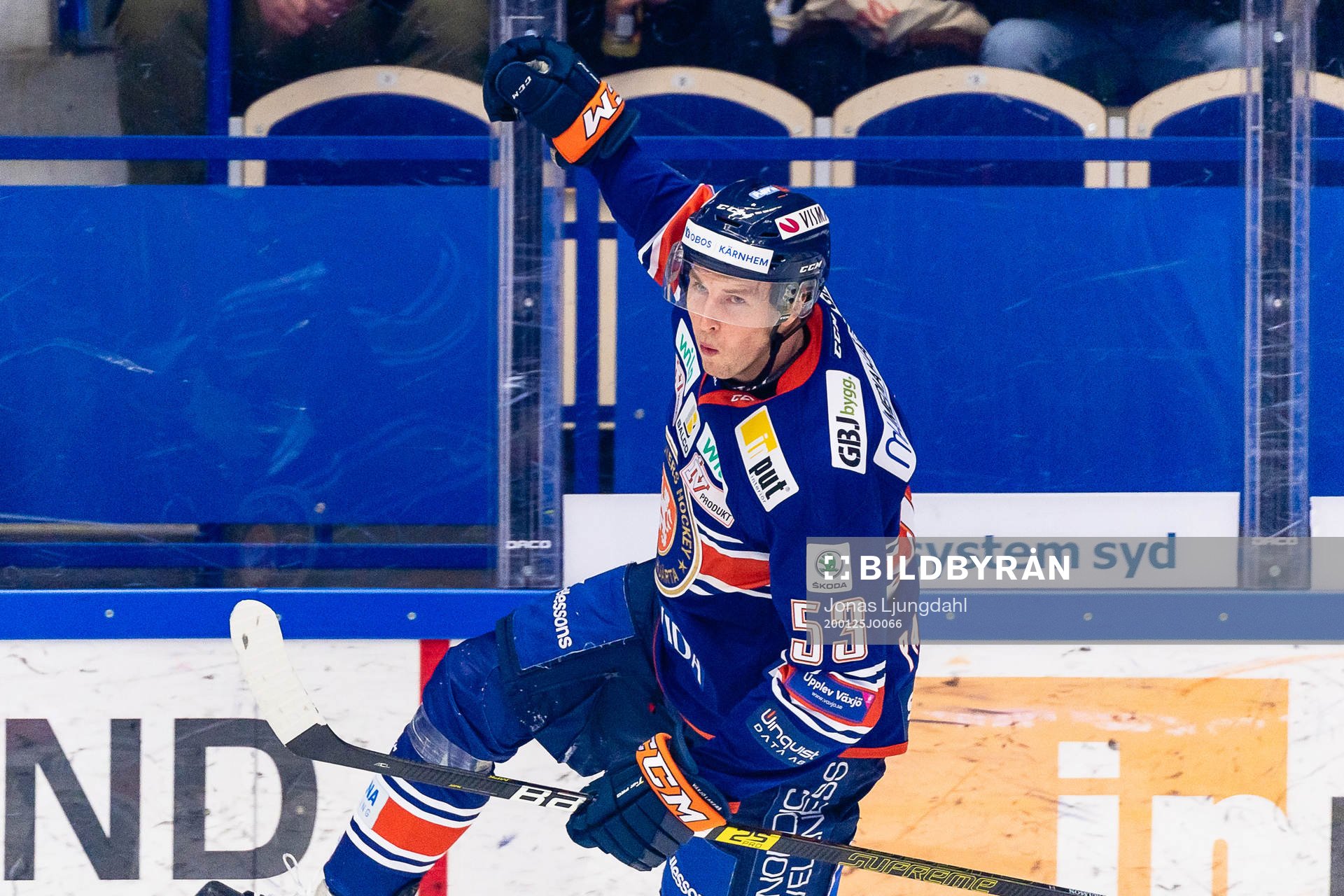 Växjös Marcus Paulsson jublar