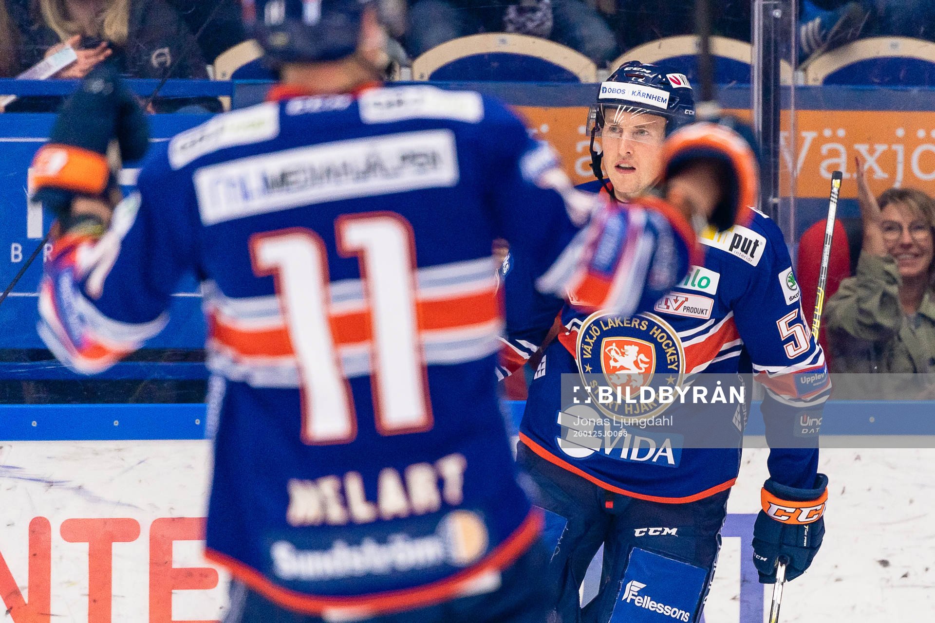 Växjös Marcus Paulsson jublar