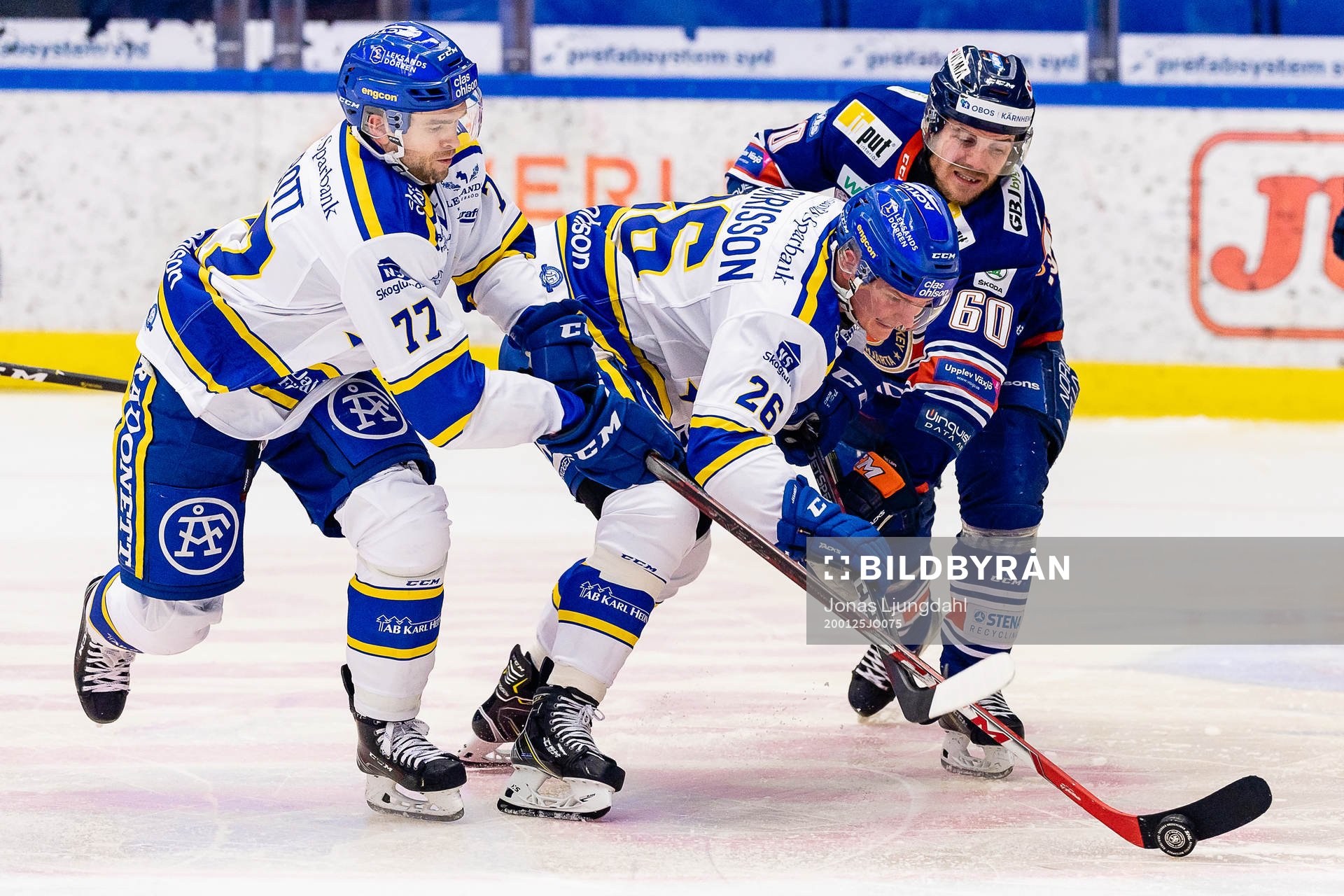 Leksands Spencer Abbott och Patrik Zackrisson