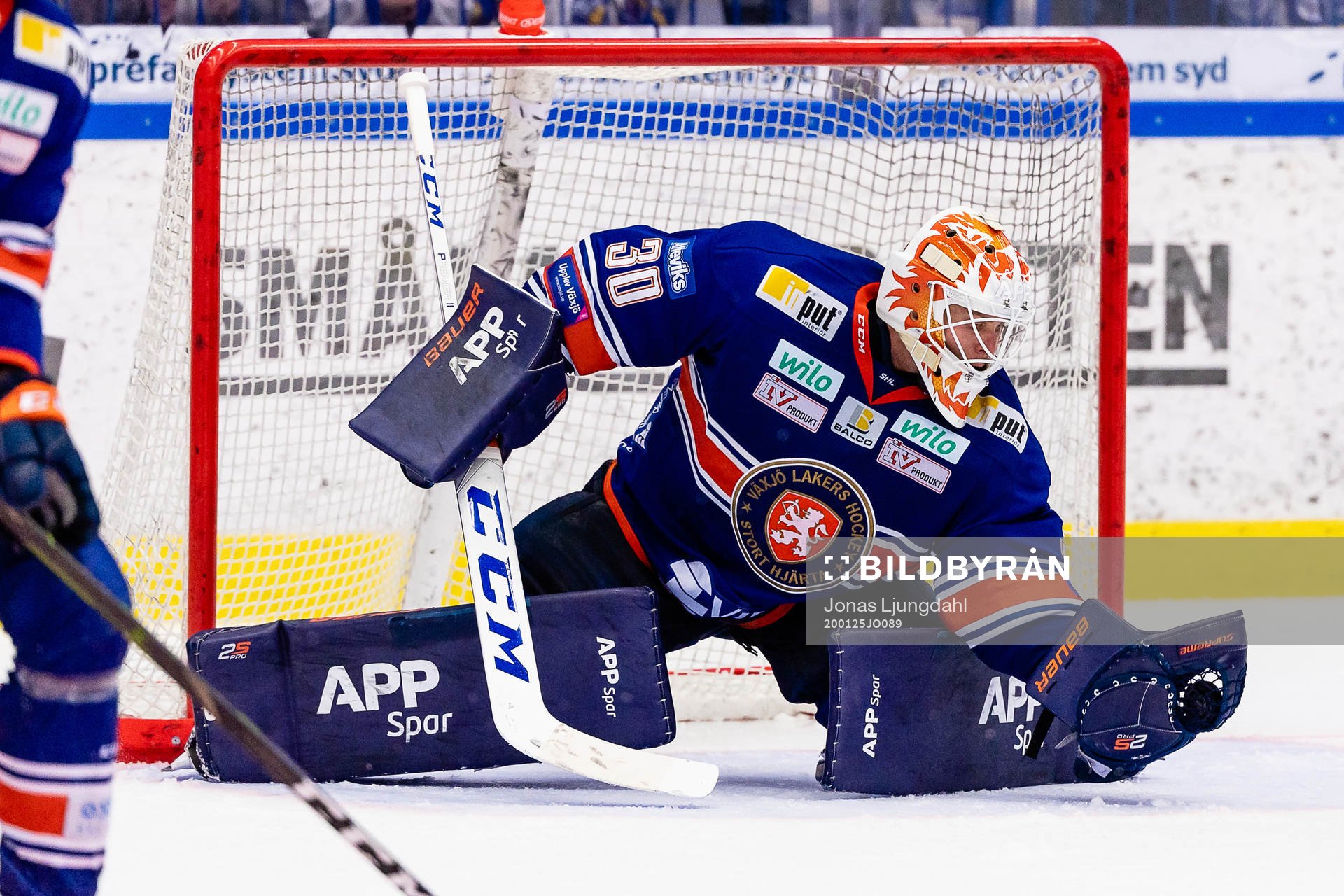 Växjös målvakt Viktor Fasth