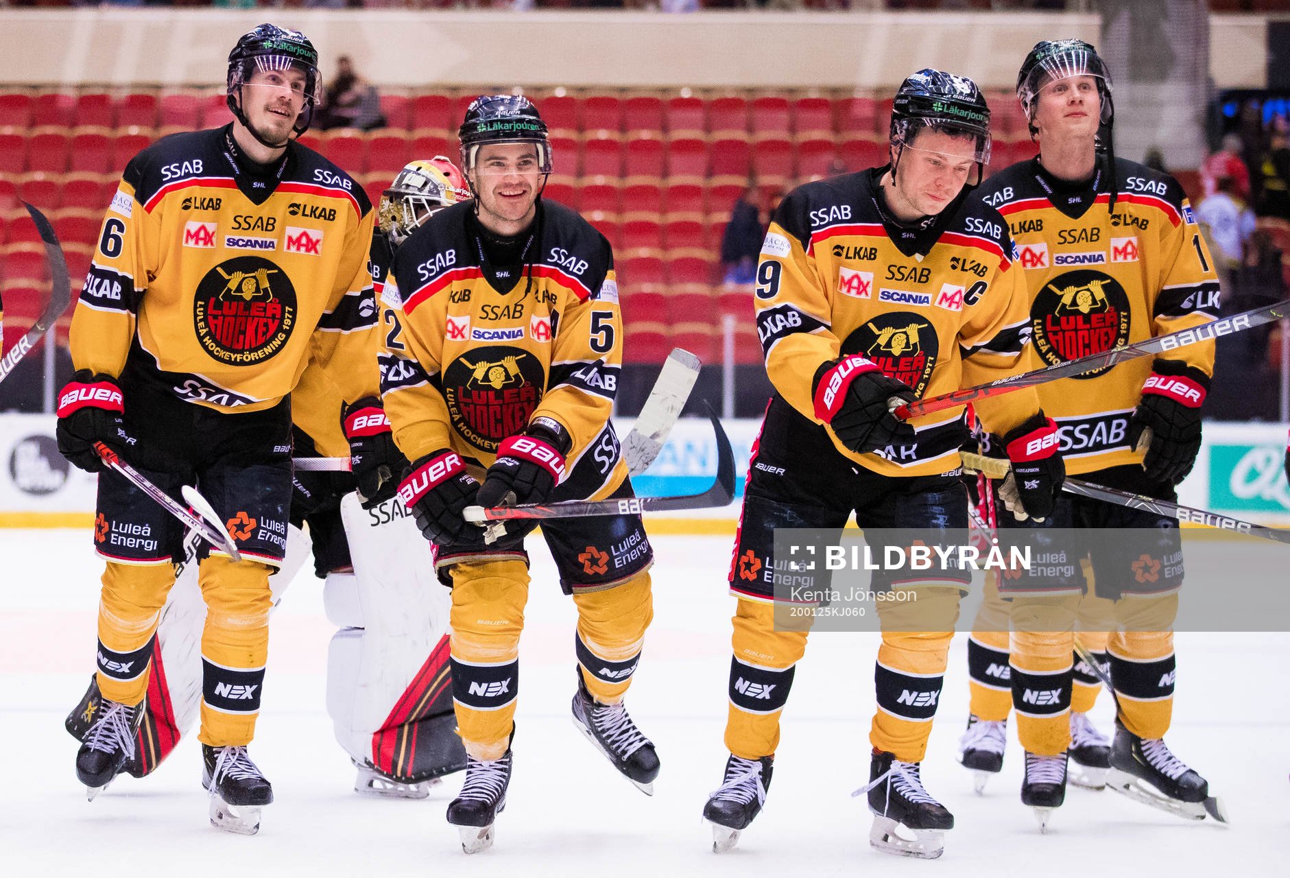 Luleås Emil Larsson, Karl Fabricius , Joonas Jalvanti och