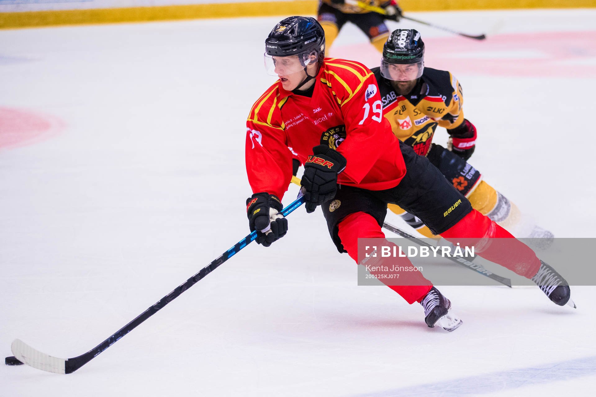 Brynäs Daniel Mannberg och Luleås Jack Connolly