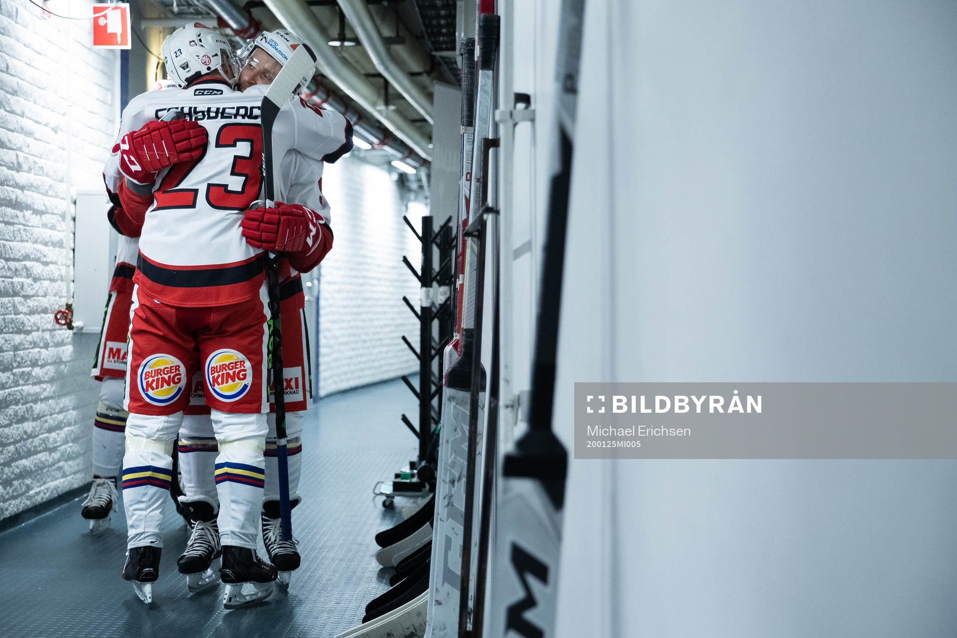 Malmö Redhawks Christoffer Forsberg och Frederik Storm