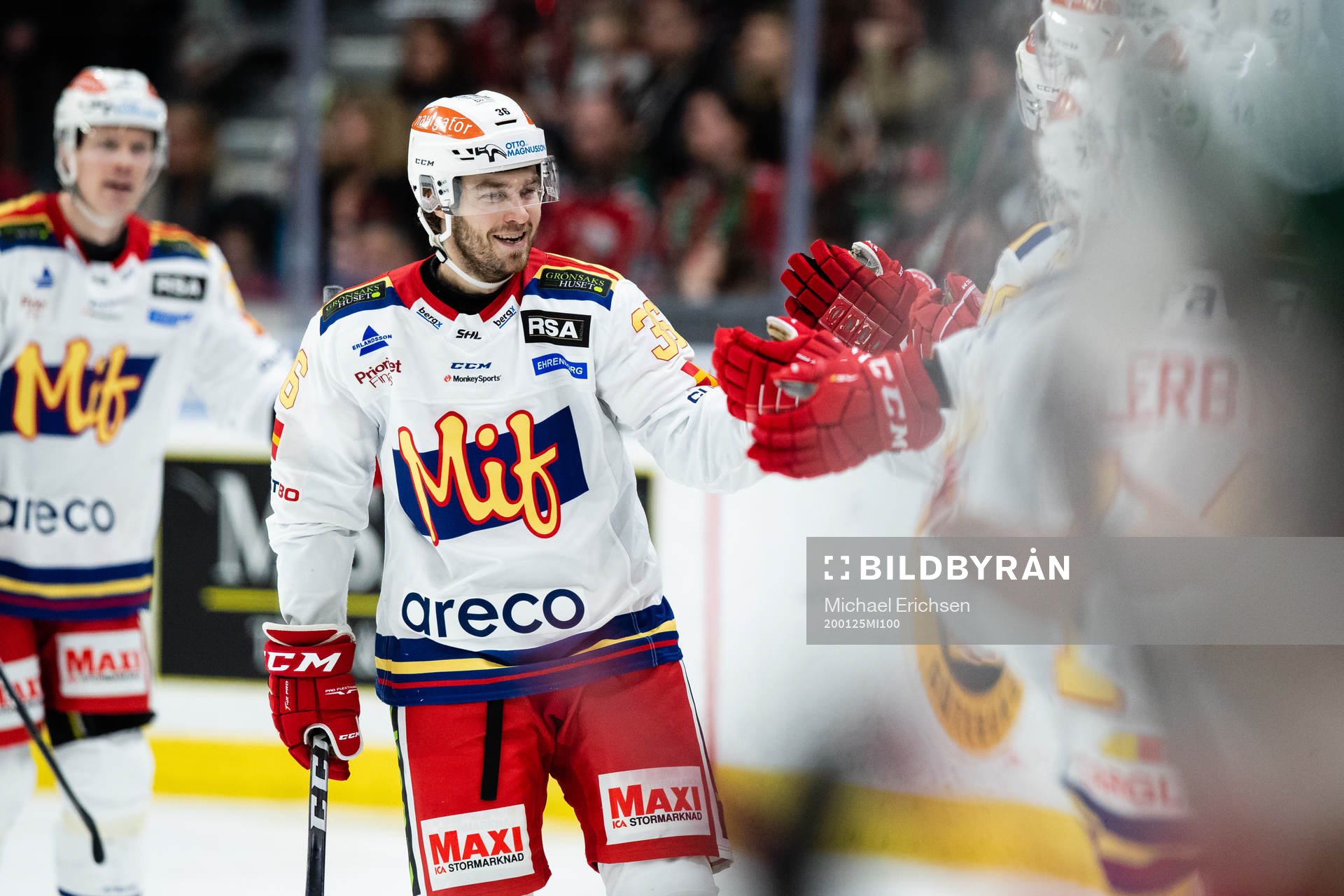 Malmö Redhawks Matias Myttynen jublar
