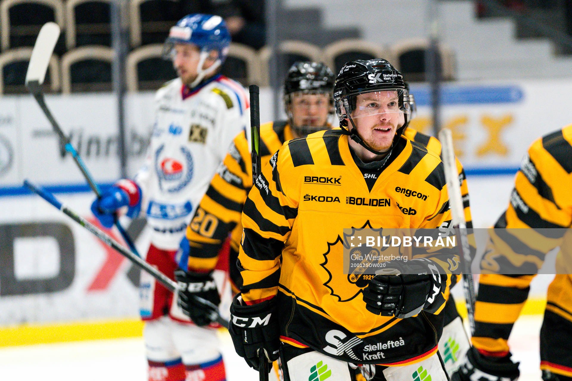 Skellefteås Niclas Burström jublar