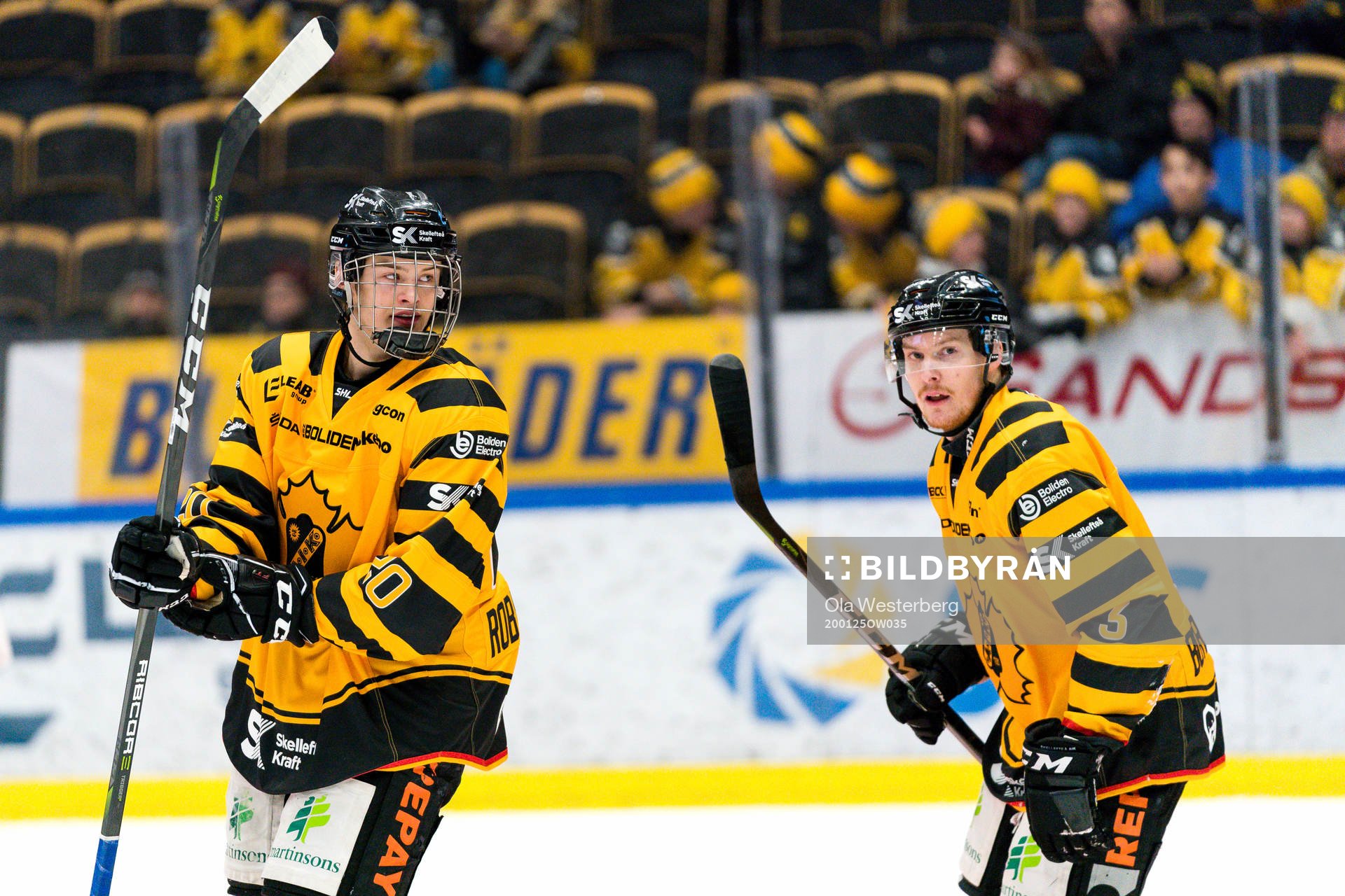 Skellefteås Simon Robertsson  gör sitt första SHL-mål
