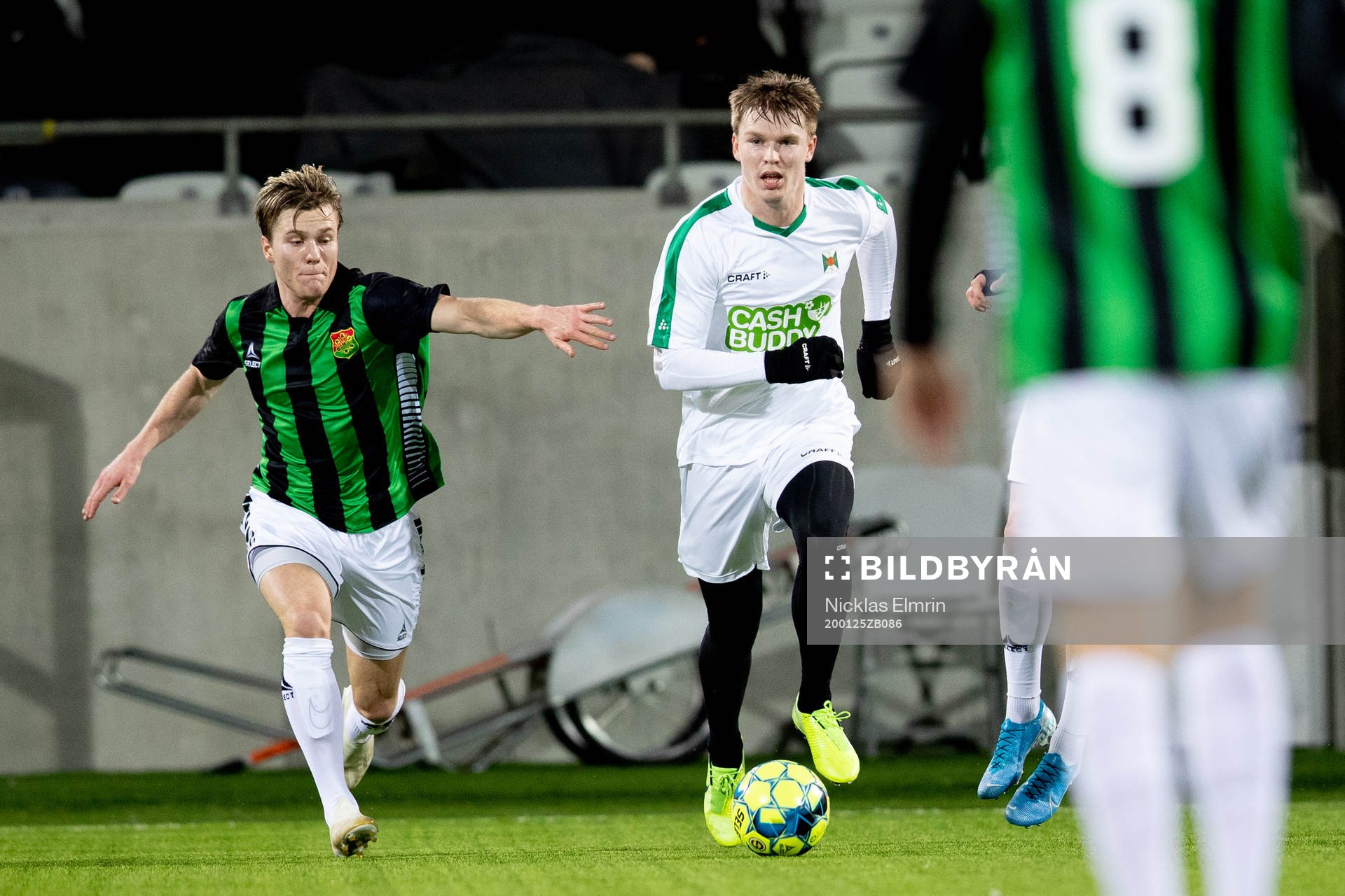 Varbergs Anton Liljenbäck mot GAIS Anton Snibb