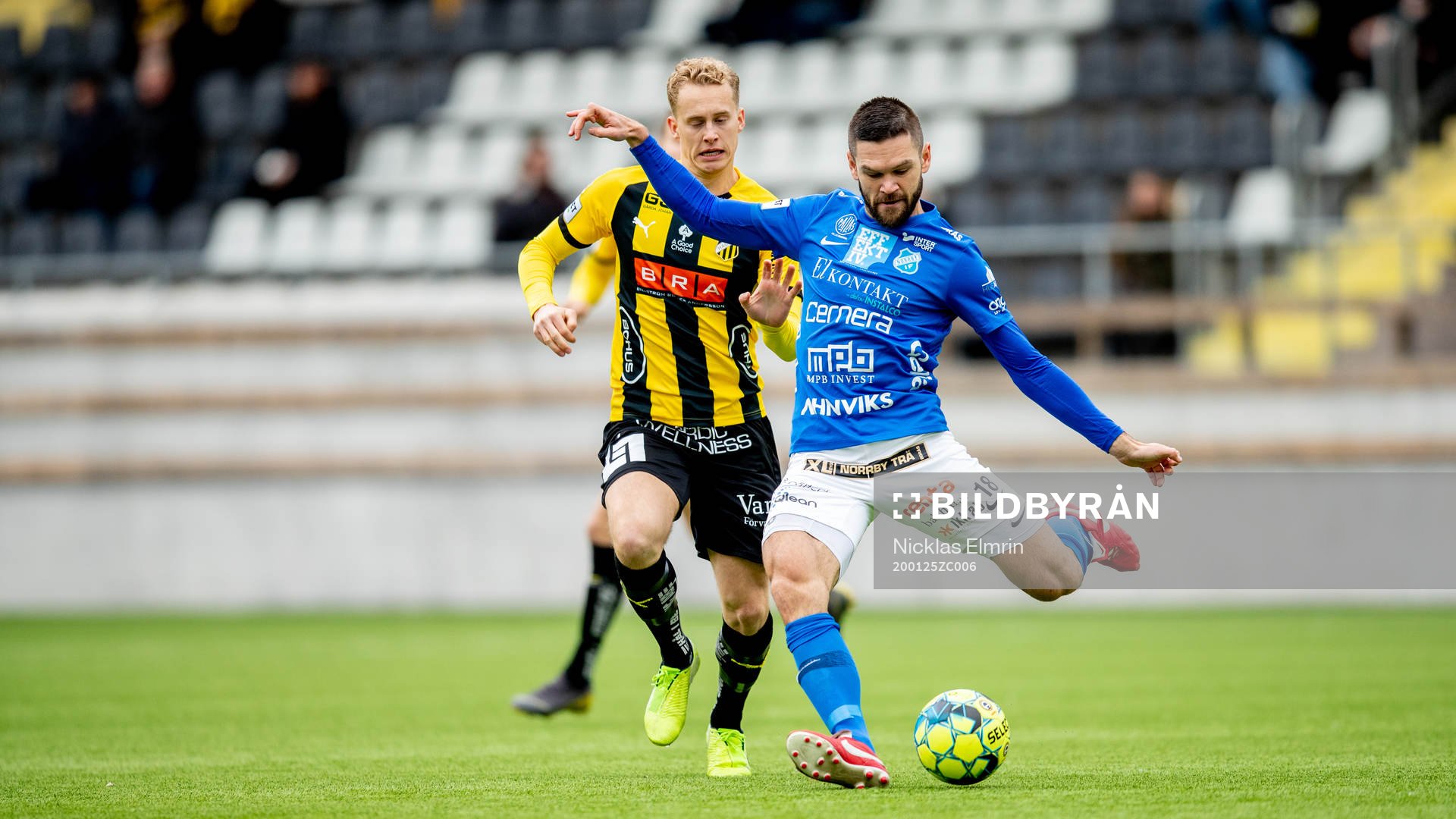 Norrbys Ivo Dominik Pekalski mot Häckens Gustav Berggren