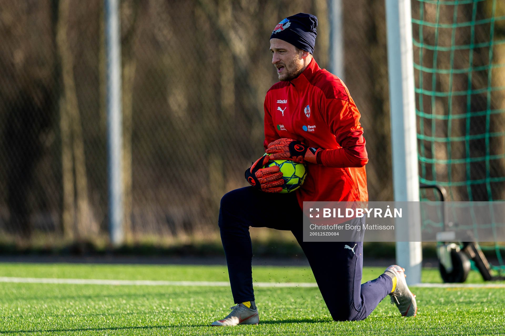 Helsingborgs målvakt Anders Lindegaard