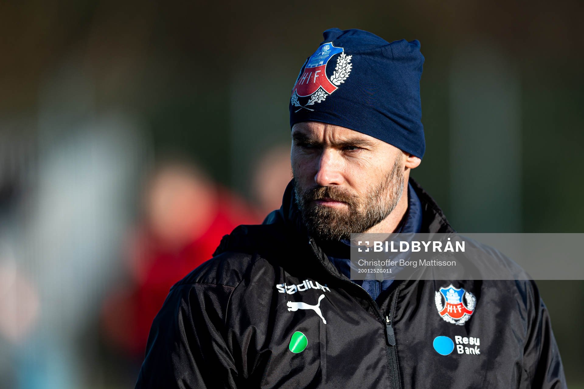 Helsingborgs tränare Olof Mellberg