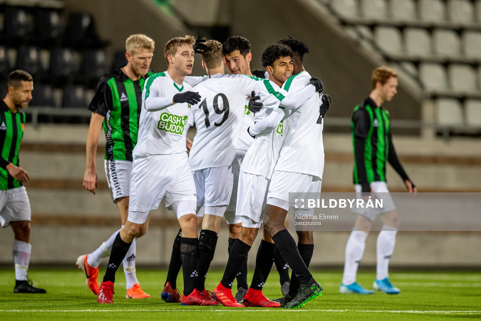 Varbergs Keanin Ayer Boya jublar