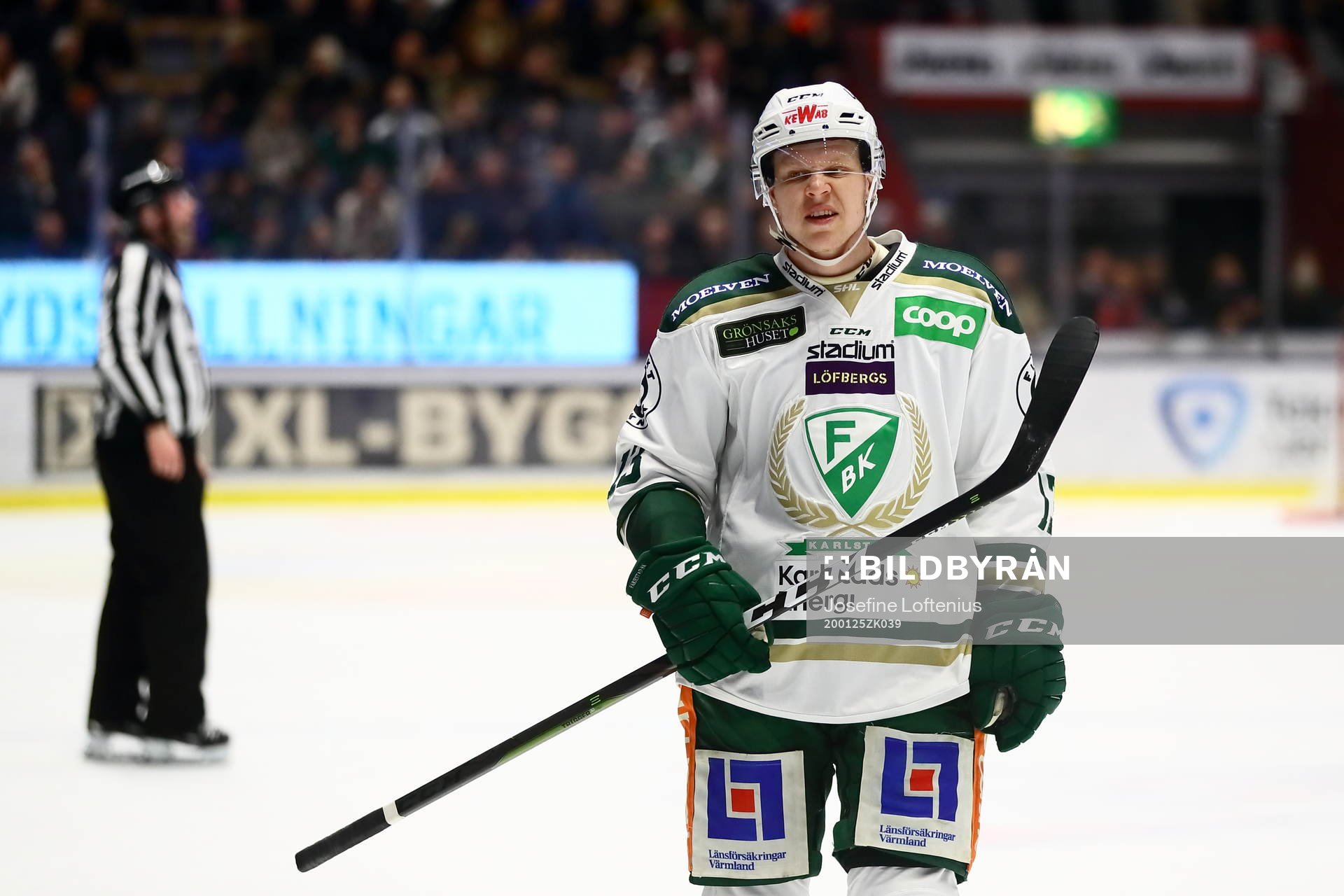 Färjestads Daniel Viksten deppar