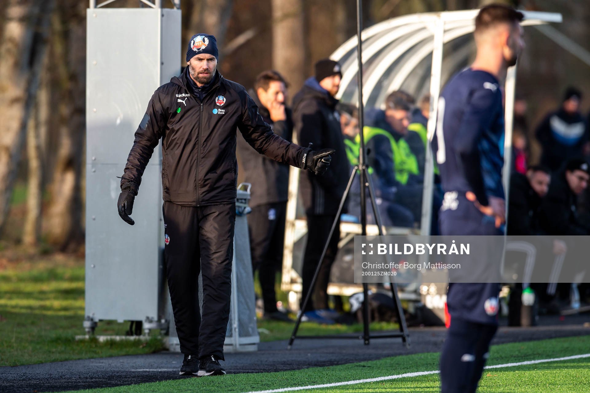 Helsingborgs tränare Olof Mellberg