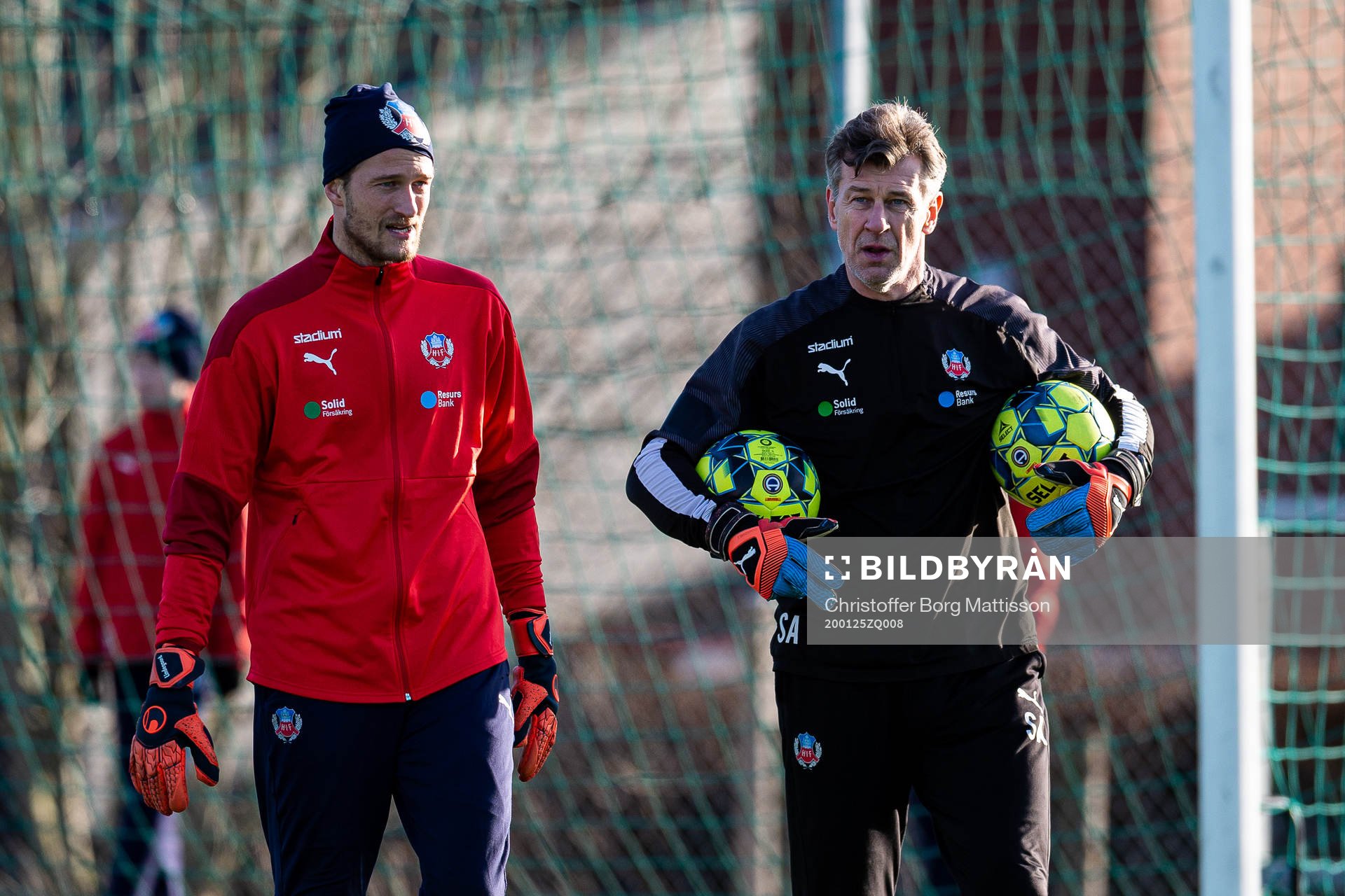 Helsingborgs målvakt Anders Lindegaard och