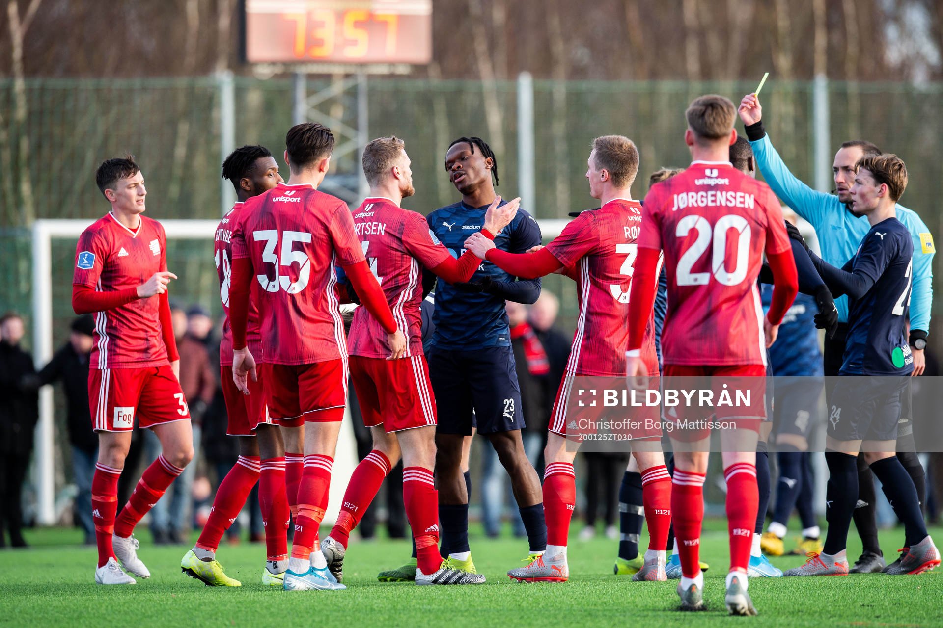 Helsingborgs Noel Mbo i bråk