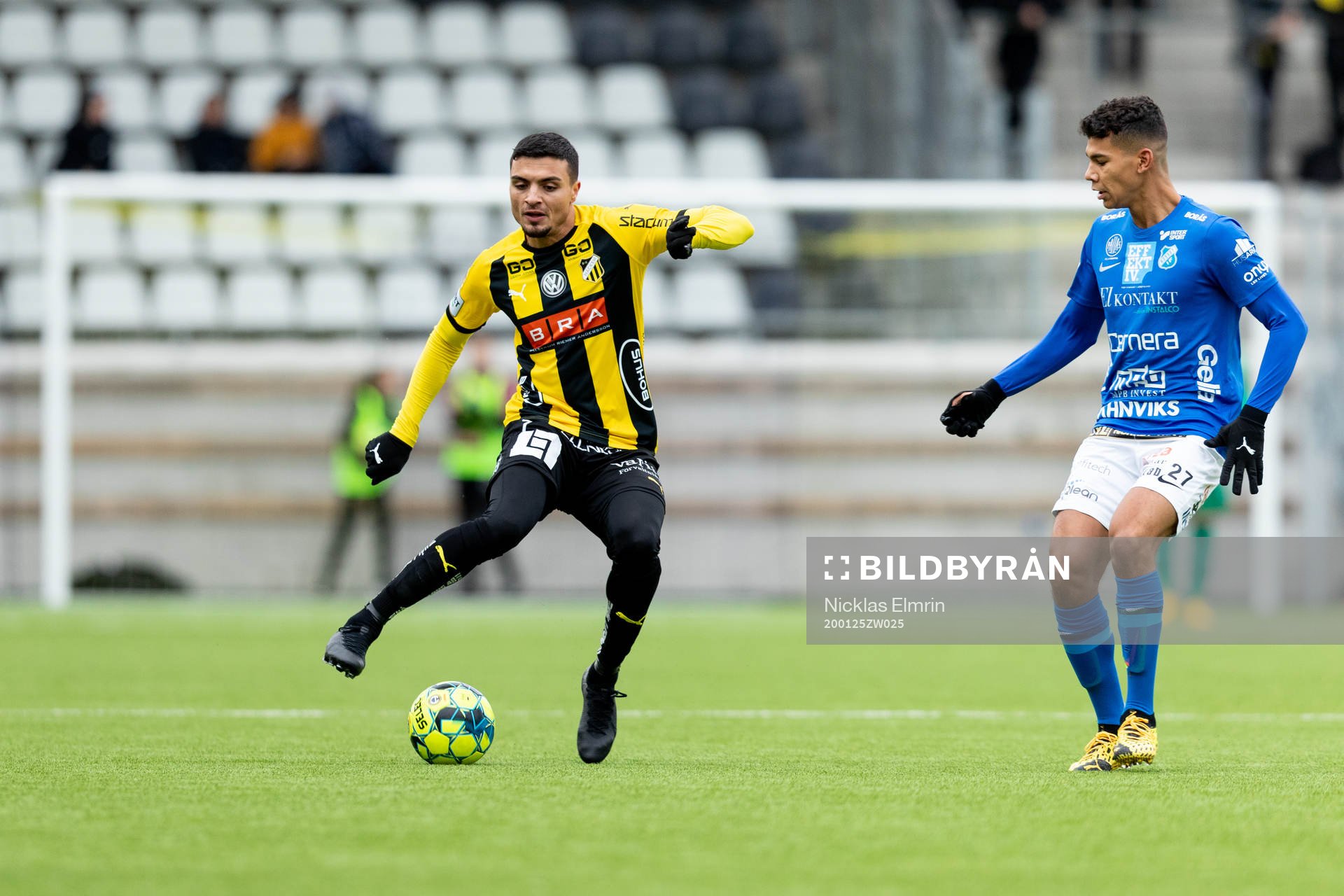 Häckens Ahmed Yasin mot Norrbys Benjamin Arapovic