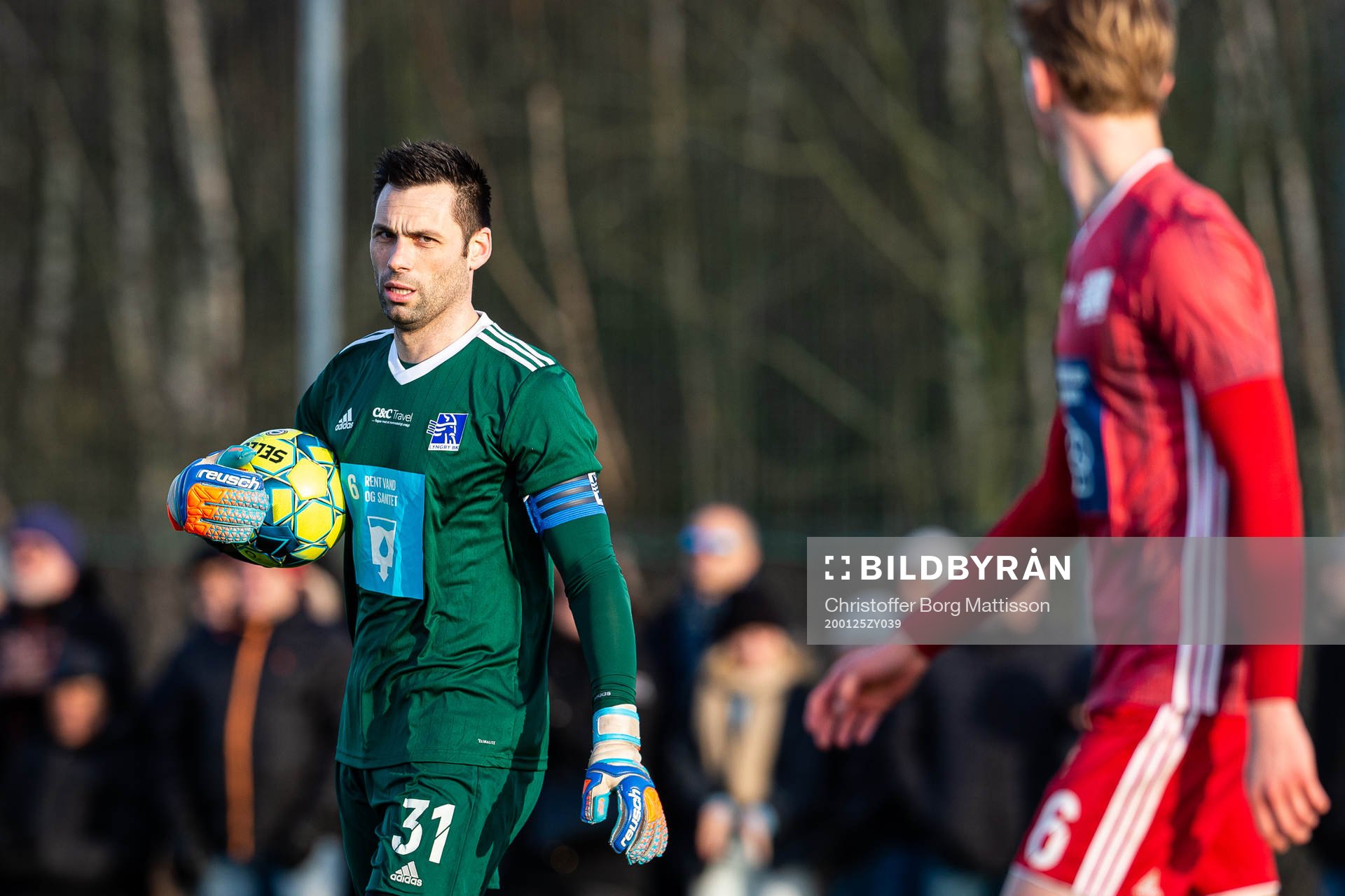 Lyngbys målvakt Thomas Mikkelsen