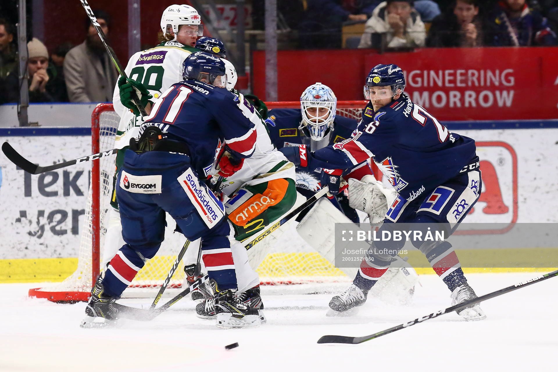 under ishockeymatchen i SHL mellan Linköping och Färjestad