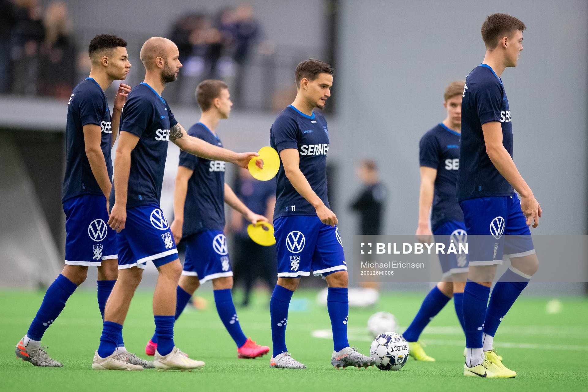 IFK Göteborgs Alexander Jallow, Robin Söder och Amin