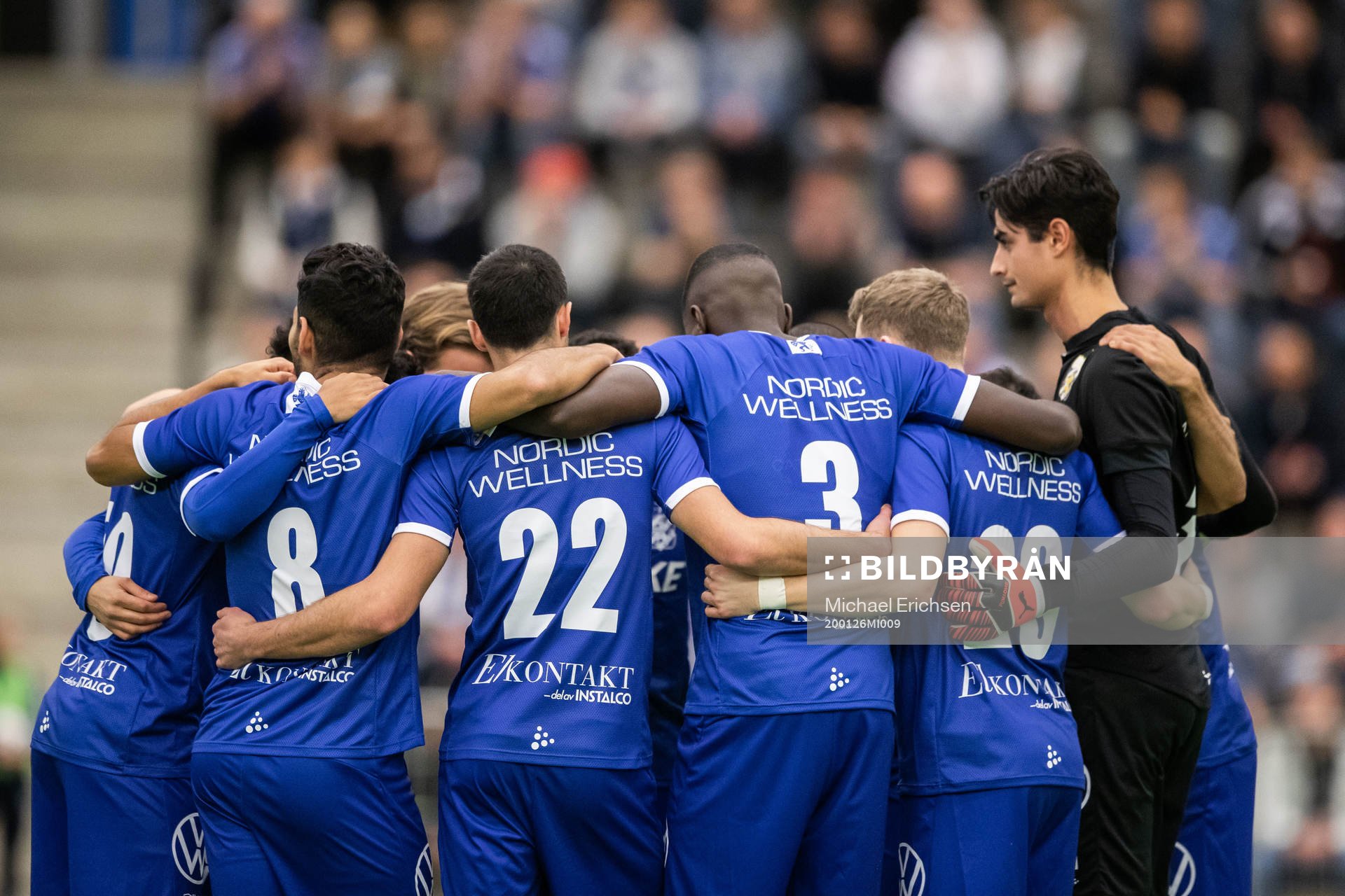 IFK Göteborgs spelare samlas