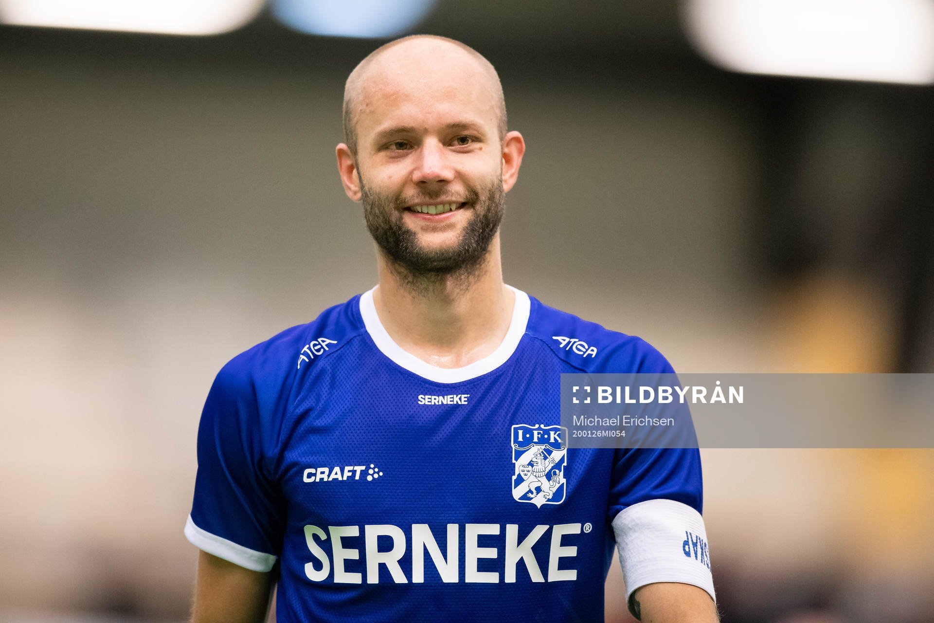 IFK Göteborgs Robin Söder under träningsmatchen i fotboll mellan IFK Göteborg och Ålborg den 26 januari 2020 i Göteborg.