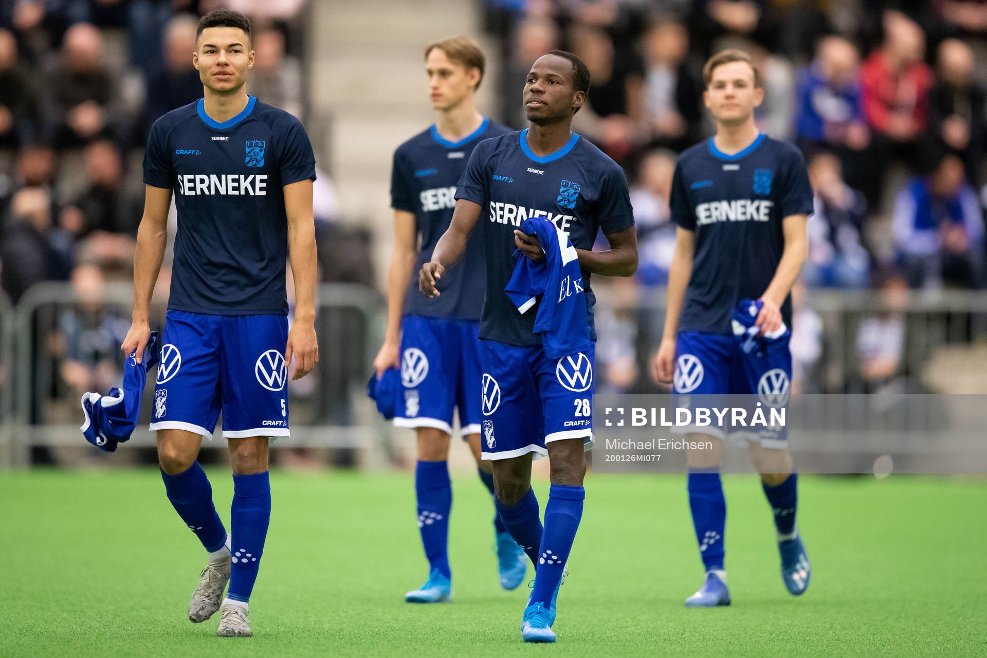 IFK Göteborgs Alexander Jallow och Alhassan Yusuf innan
