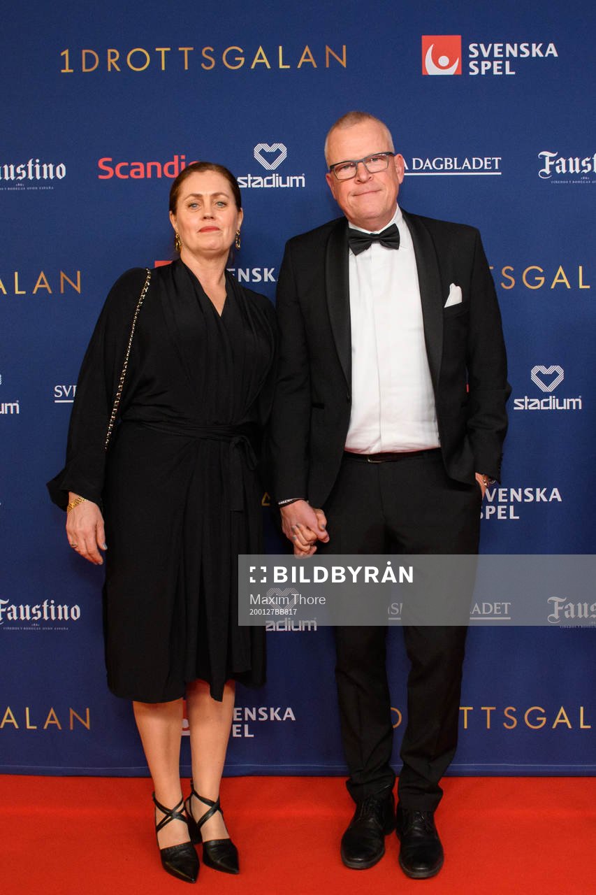 Janne Andersson, Förbundskapten Fotboll, och hustrun Ulrika