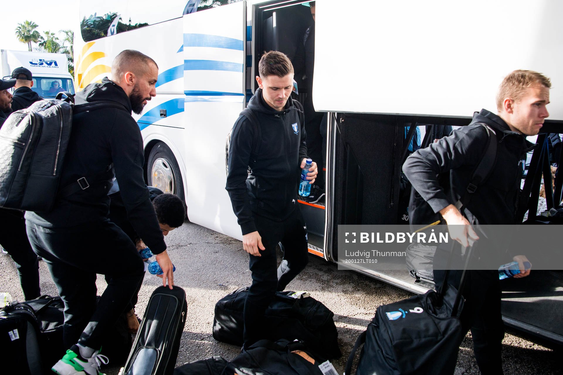 Malmö FFs Guillermo Molins, Marcus Antonsson och Oscar