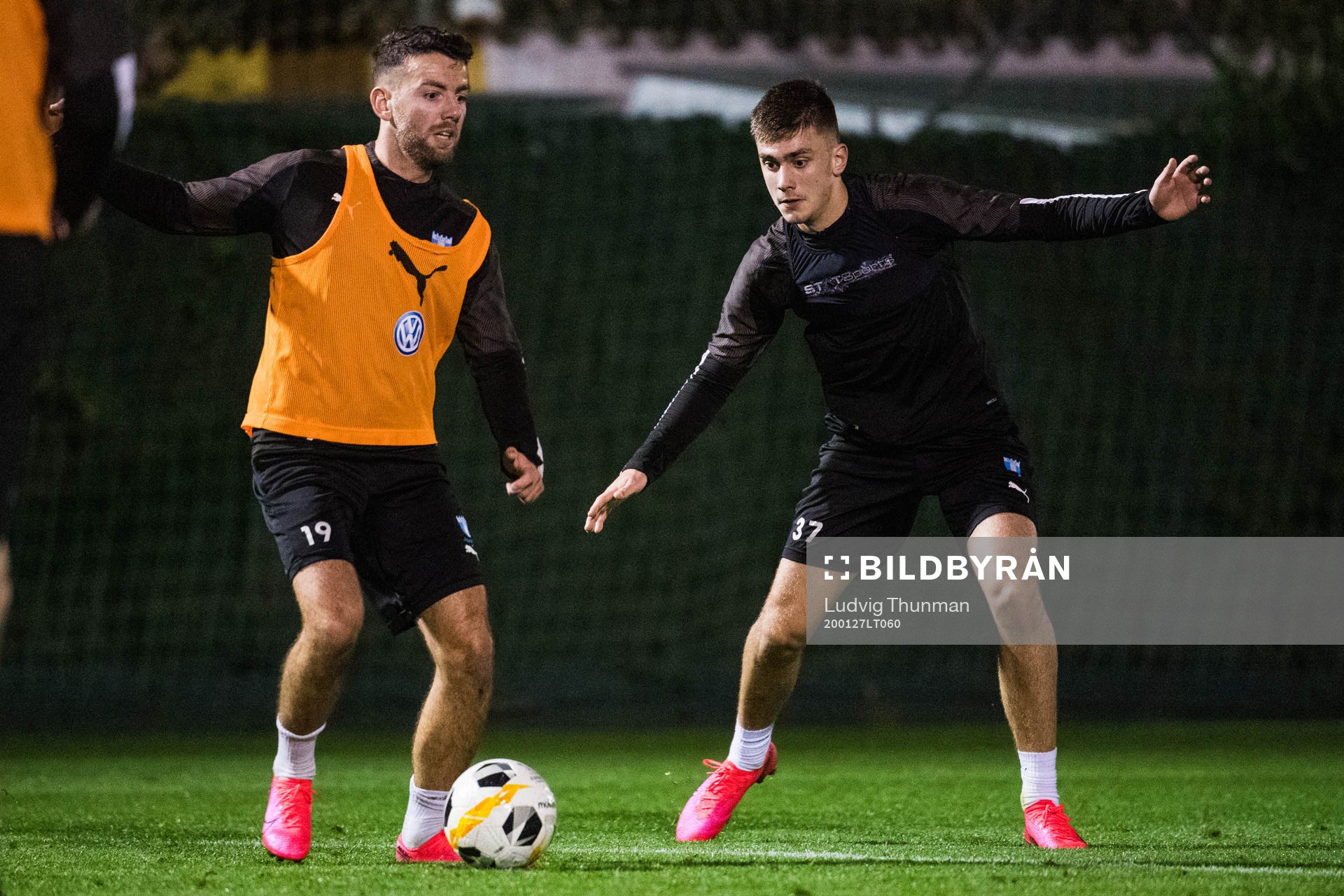 Malmö FFs Erdal Rakip och Tim Prica
