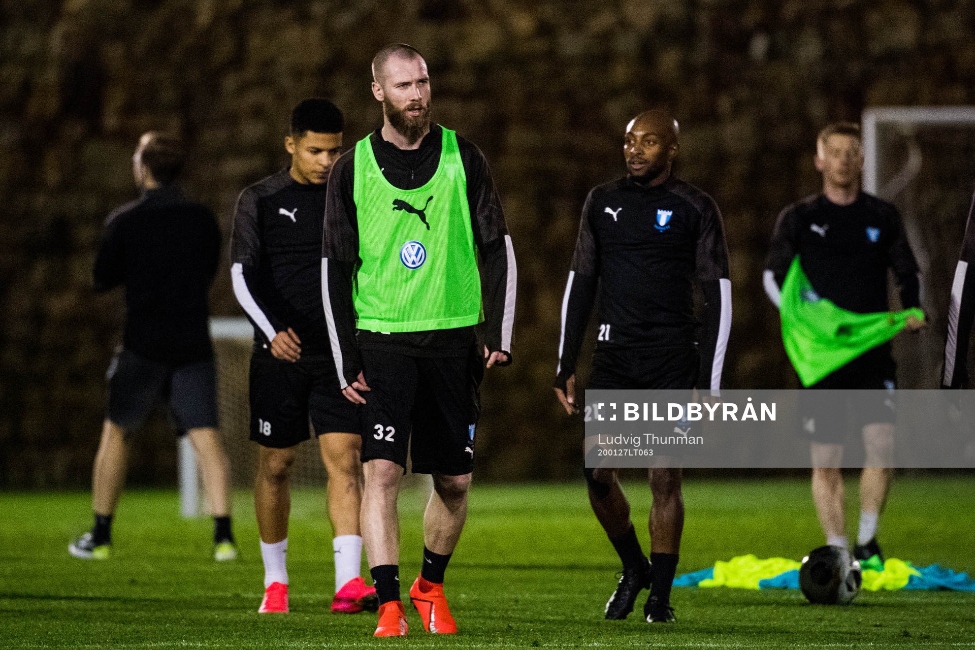 Malmö FFs Jo Inge Berget och Fouad Bachirou