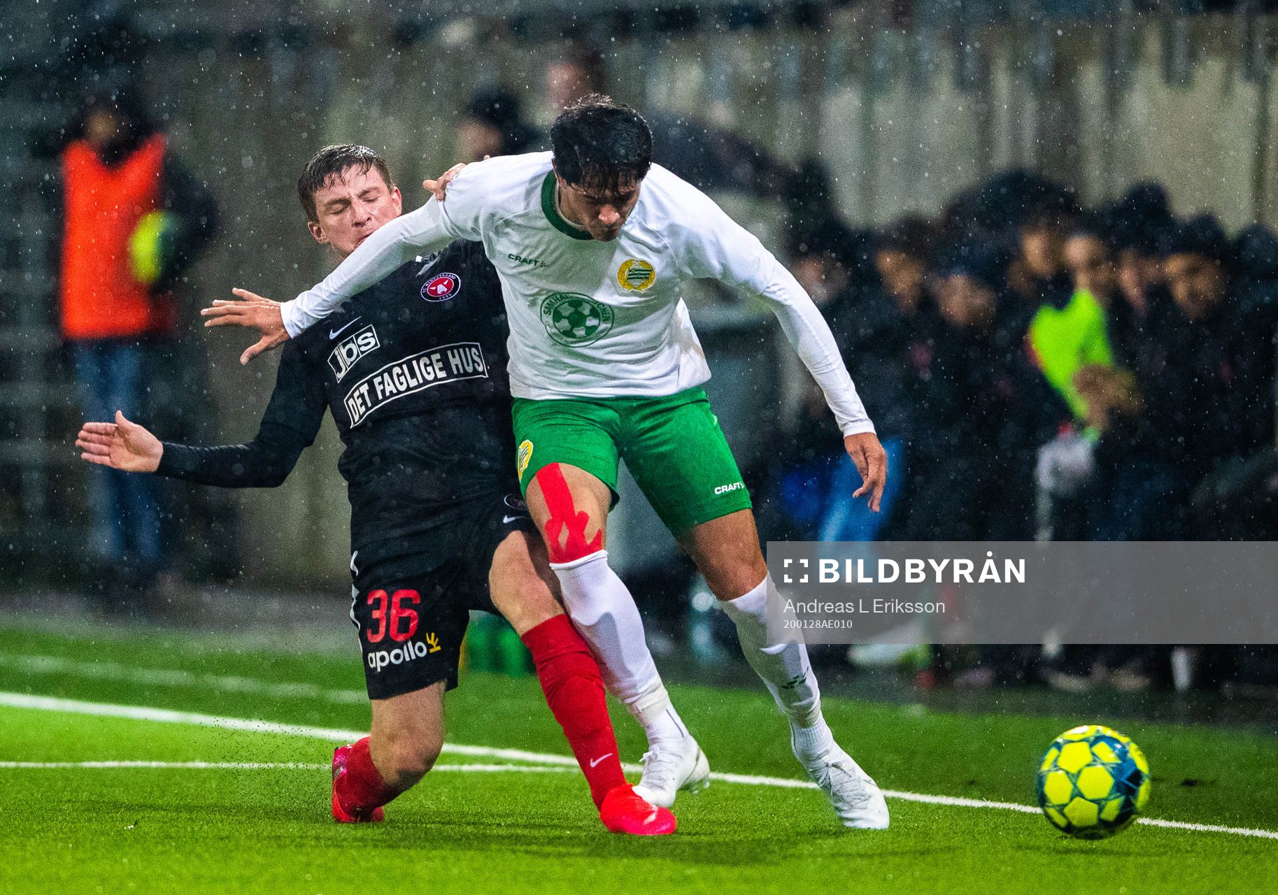 Midtjyllands Anders Dreyer och Hammarbys Jean Carlos de