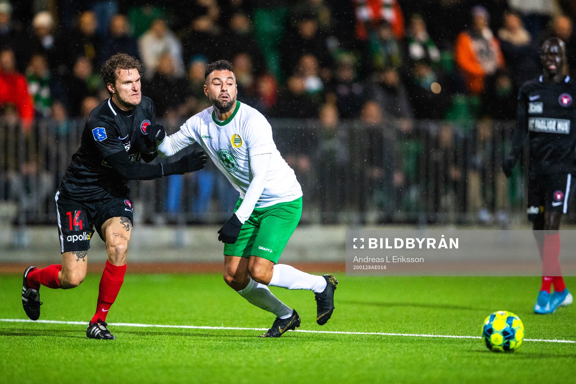 Midtjyllands Alexander Scholz och Hammarbys Imad Khalili