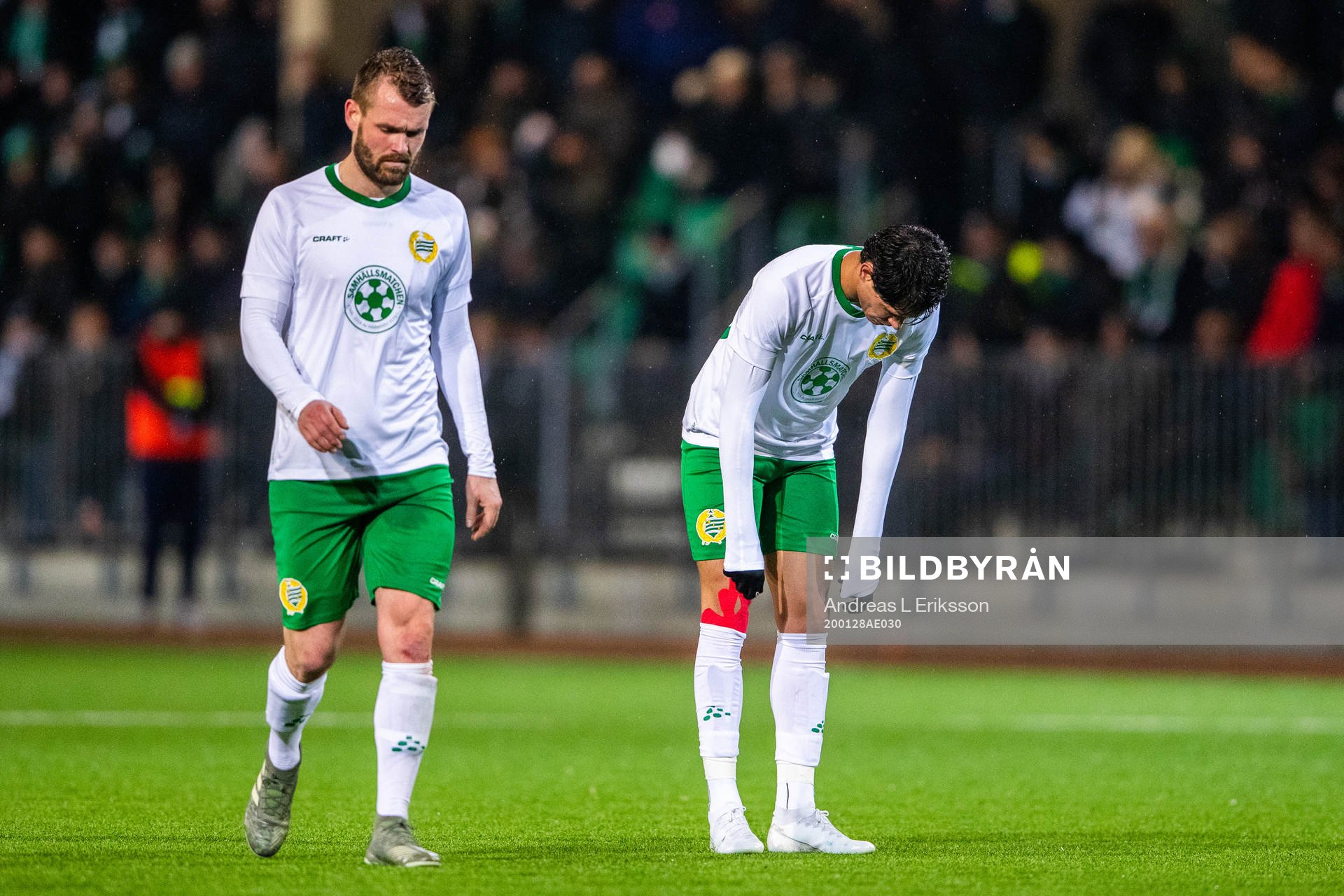 Hammarbys Mads Fenger Nielsen och Jean Carlos de Brito